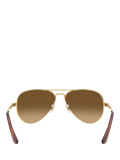 Ray-Ban aviator polarised sunglasses gold frame - British product