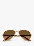 Ray-Ban aviator polarised sunglasses gold frame - British product