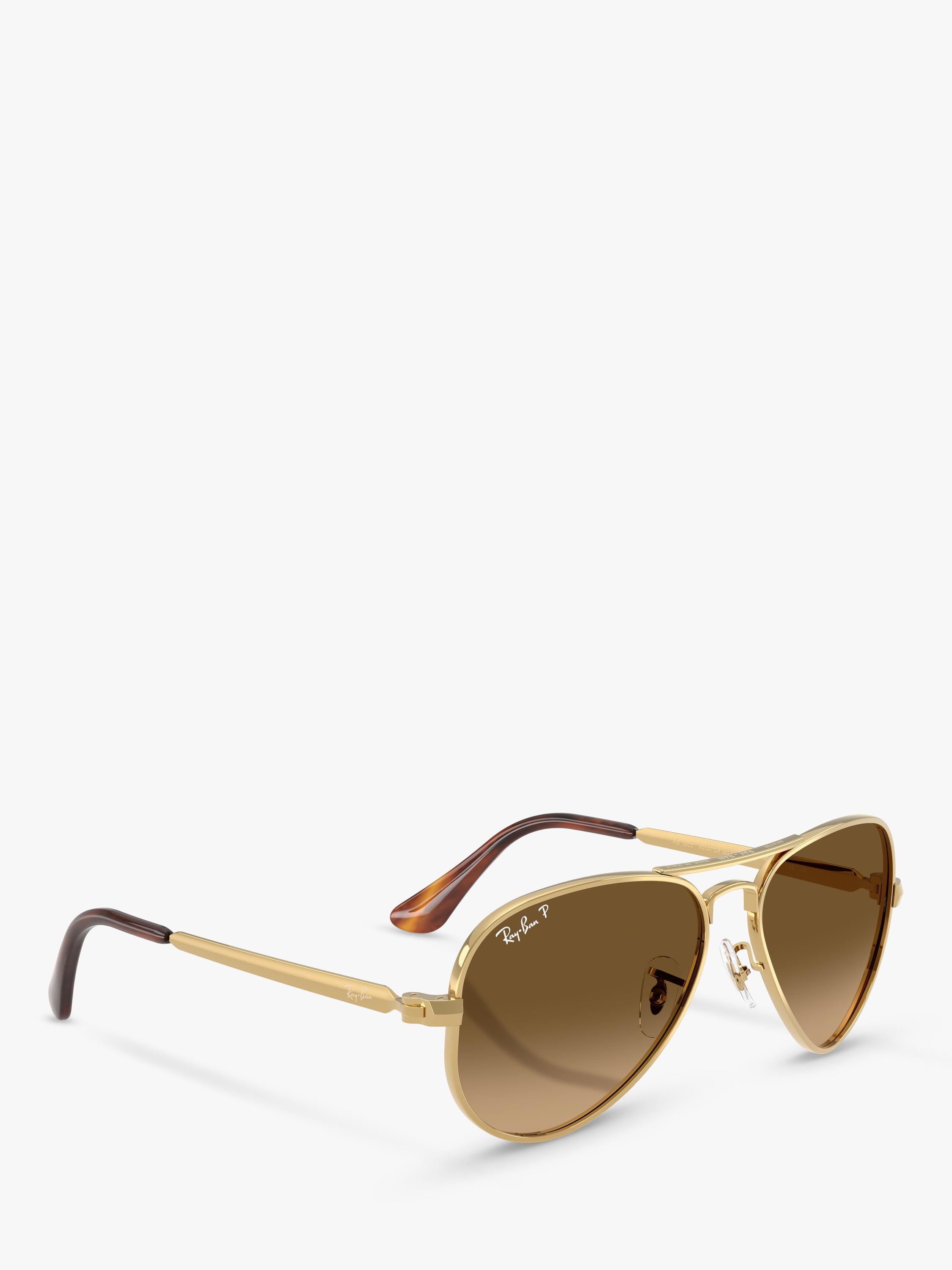 Ray-Ban aviator polarised sunglasses gold frame - British product