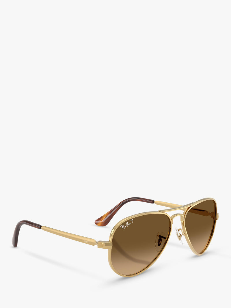 Ray-Ban aviator polarised sunglasses gold frame - British product