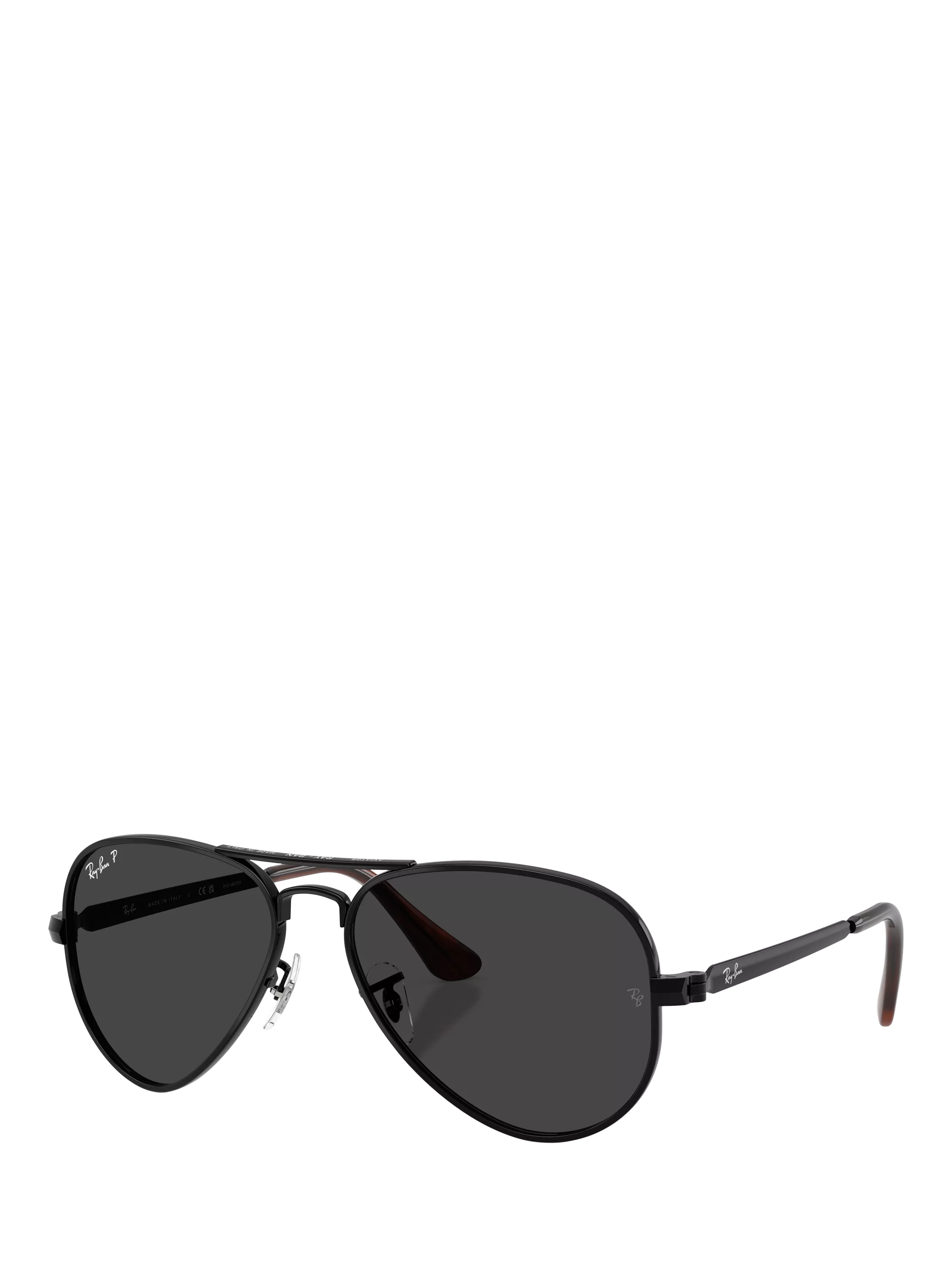Ray-Ban aviator sunglasses polarised black 58mm (British brand)