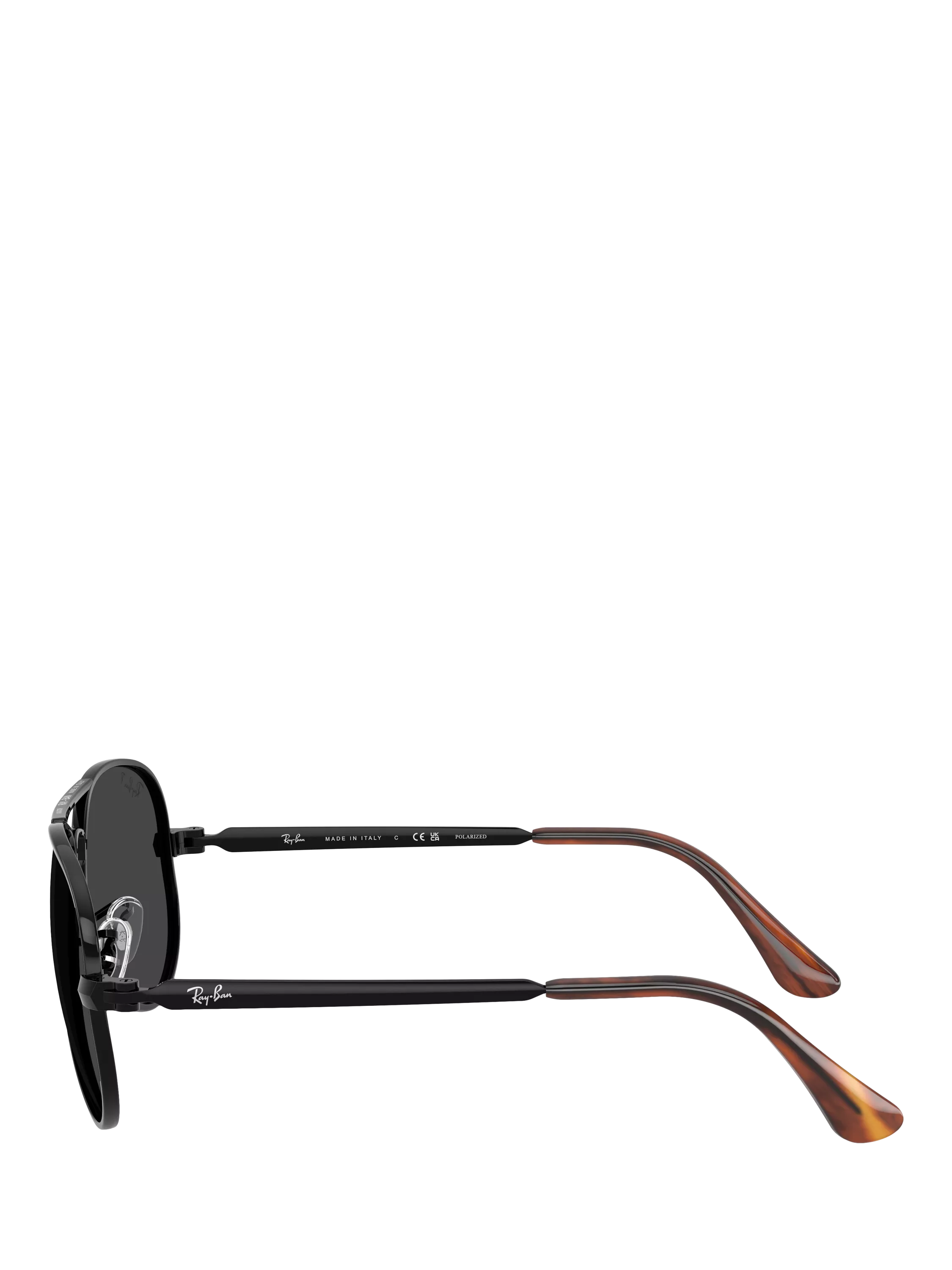 Ray-Ban aviator sunglasses polarised black 58mm (British brand)