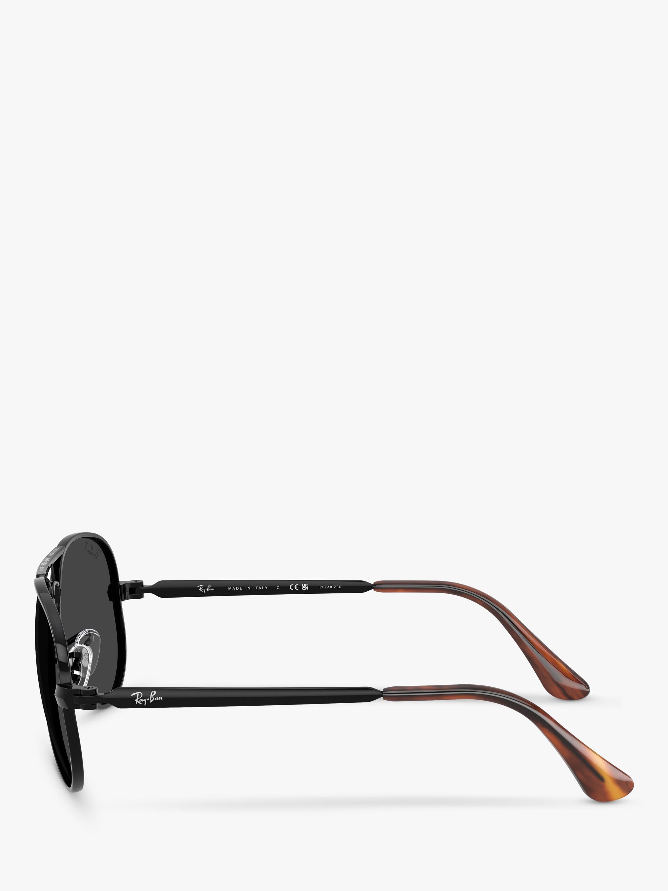 Ray-Ban aviator sunglasses polarised black 58mm (British brand)