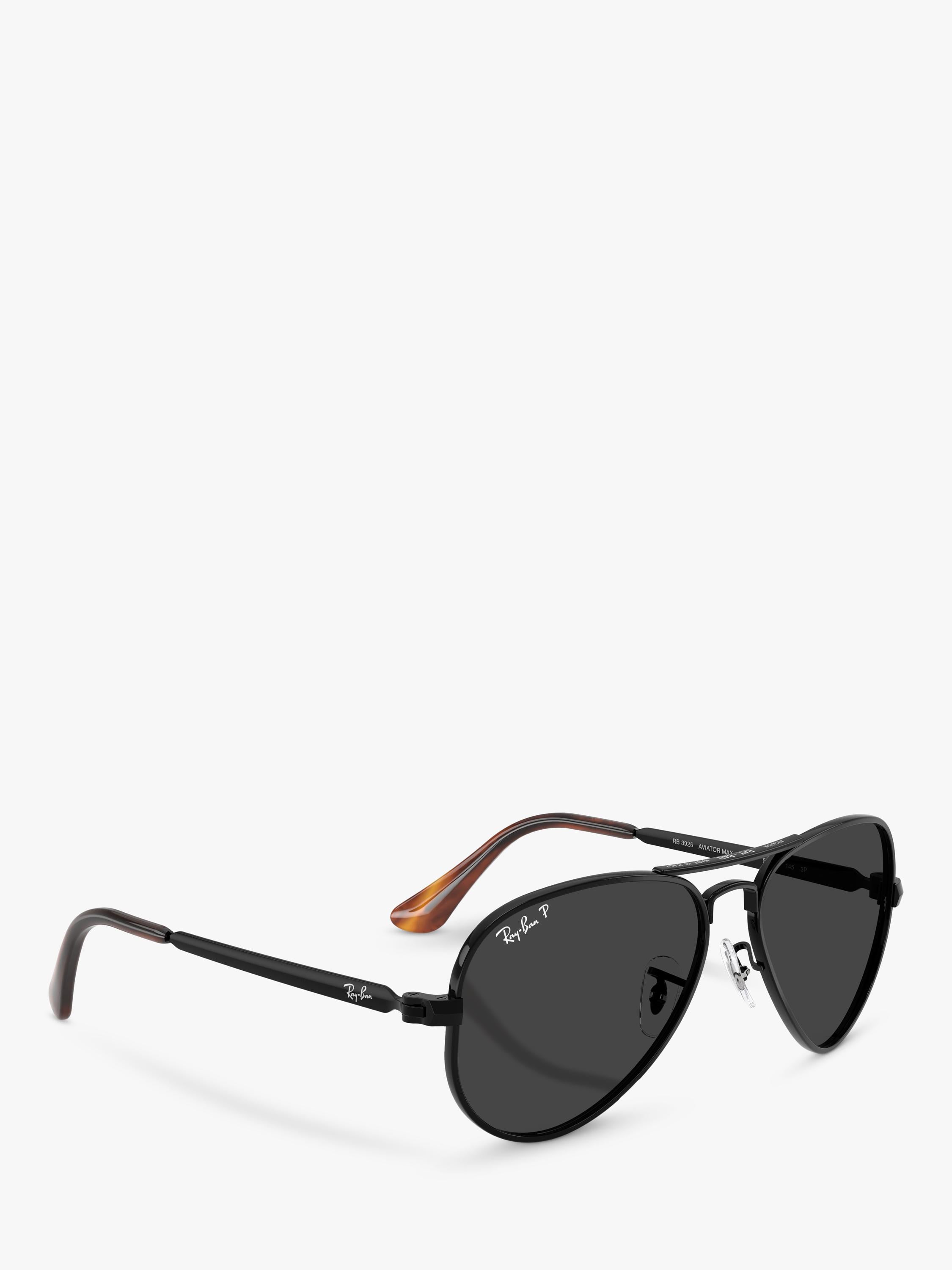 Ray-Ban aviator sunglasses polarised black 58mm (British brand)