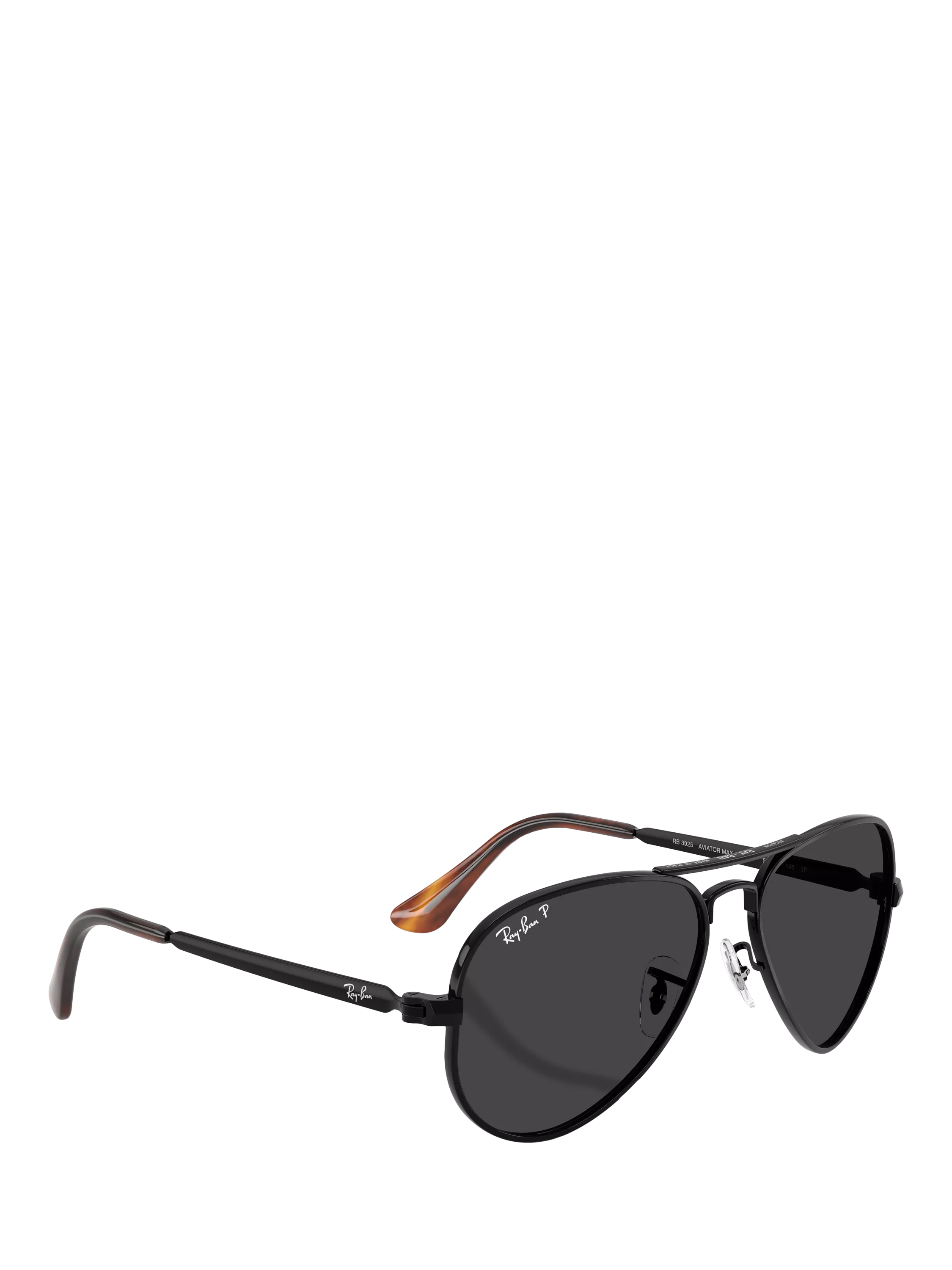 Ray-Ban aviator sunglasses polarised black 58mm (British brand)