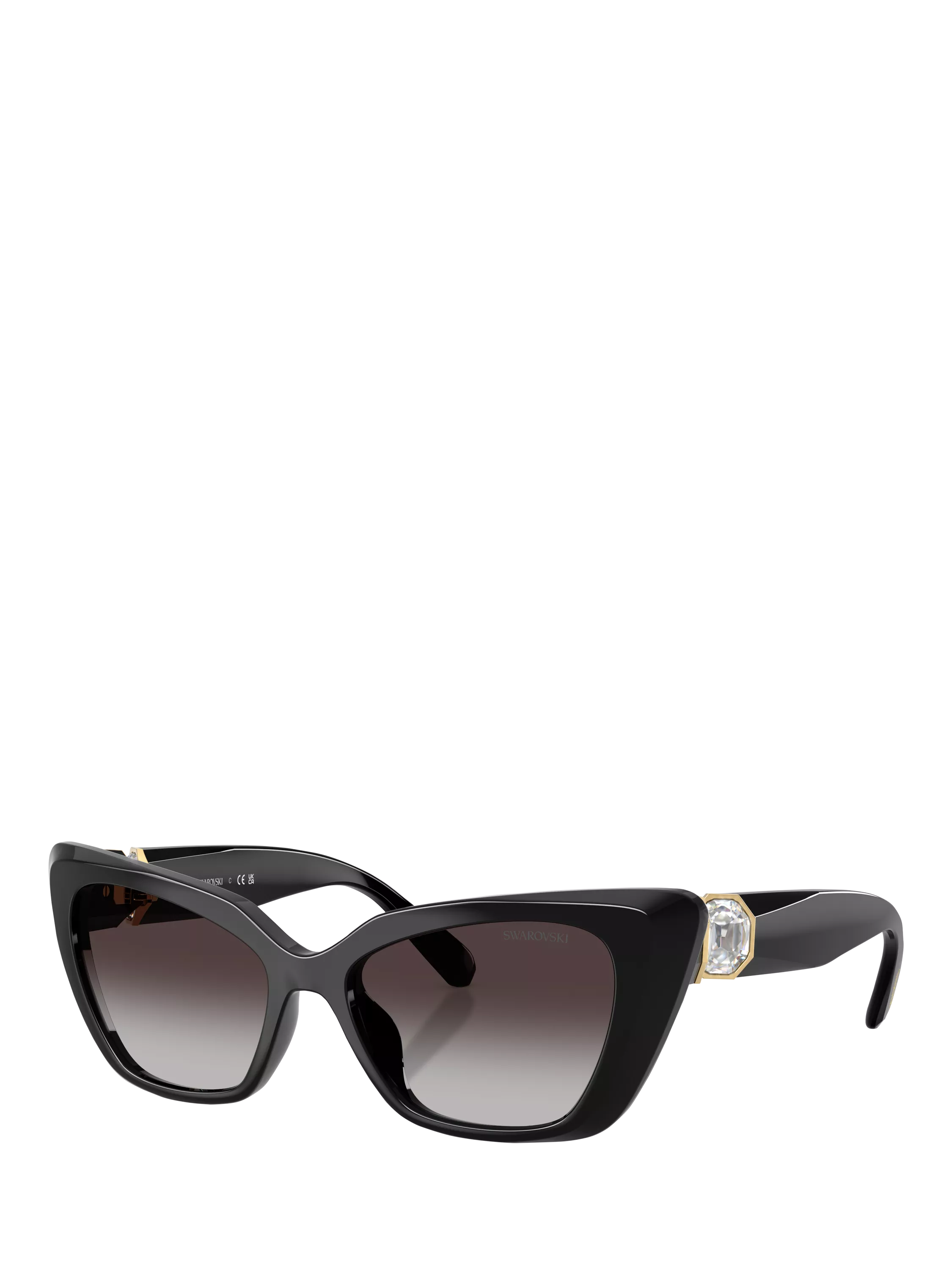 Swarovski cat eye sunglasses black gradient - UK version