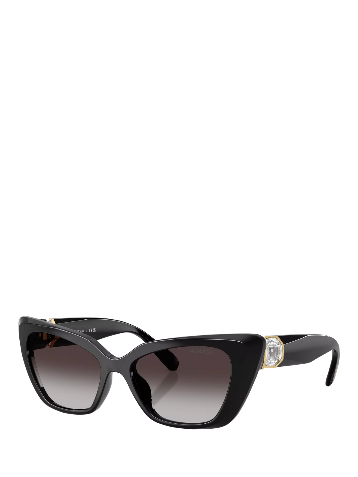 Swarovski cat eye sunglasses black gradient - UK version