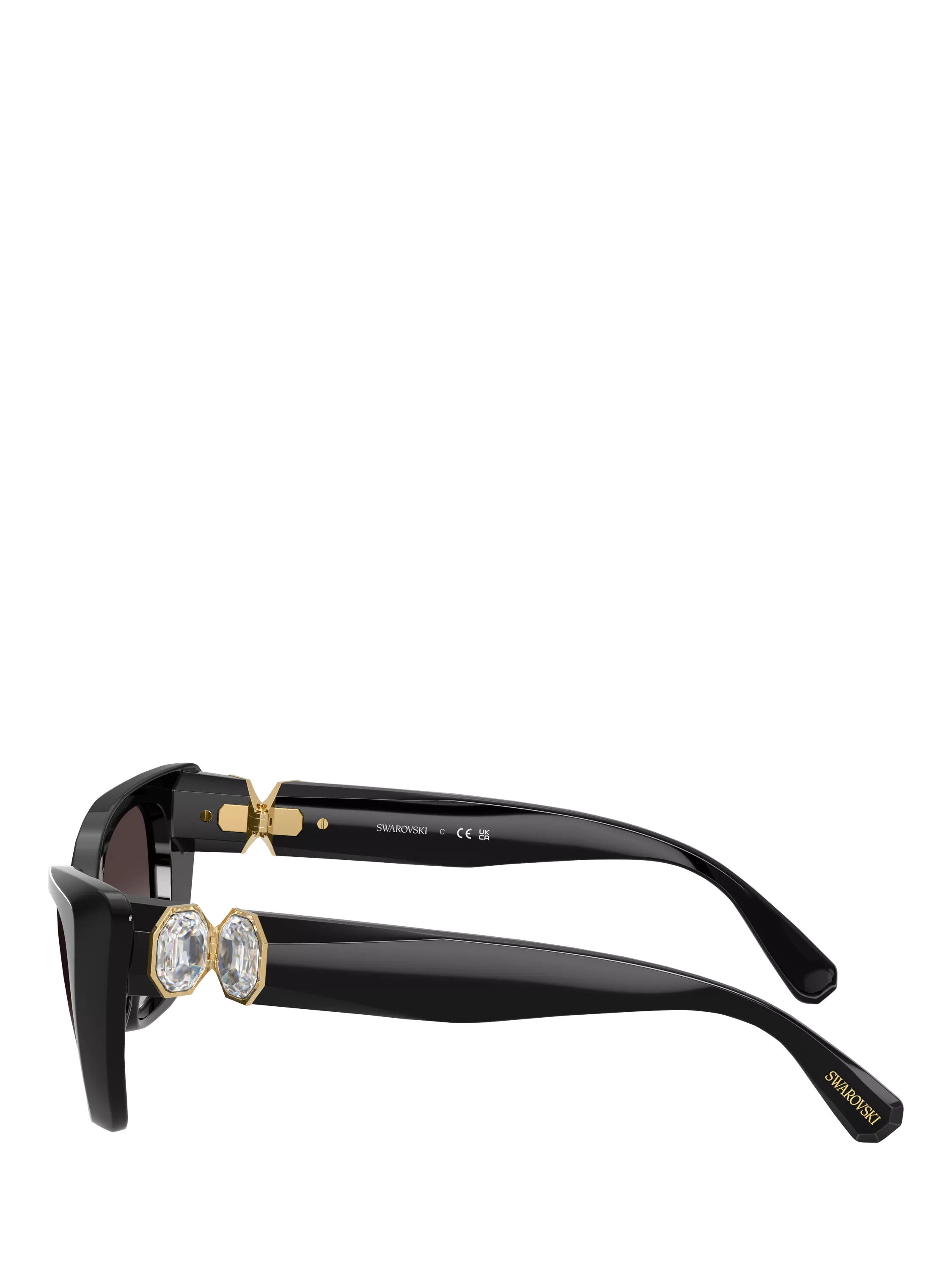 Swarovski cat eye sunglasses black gradient - UK version