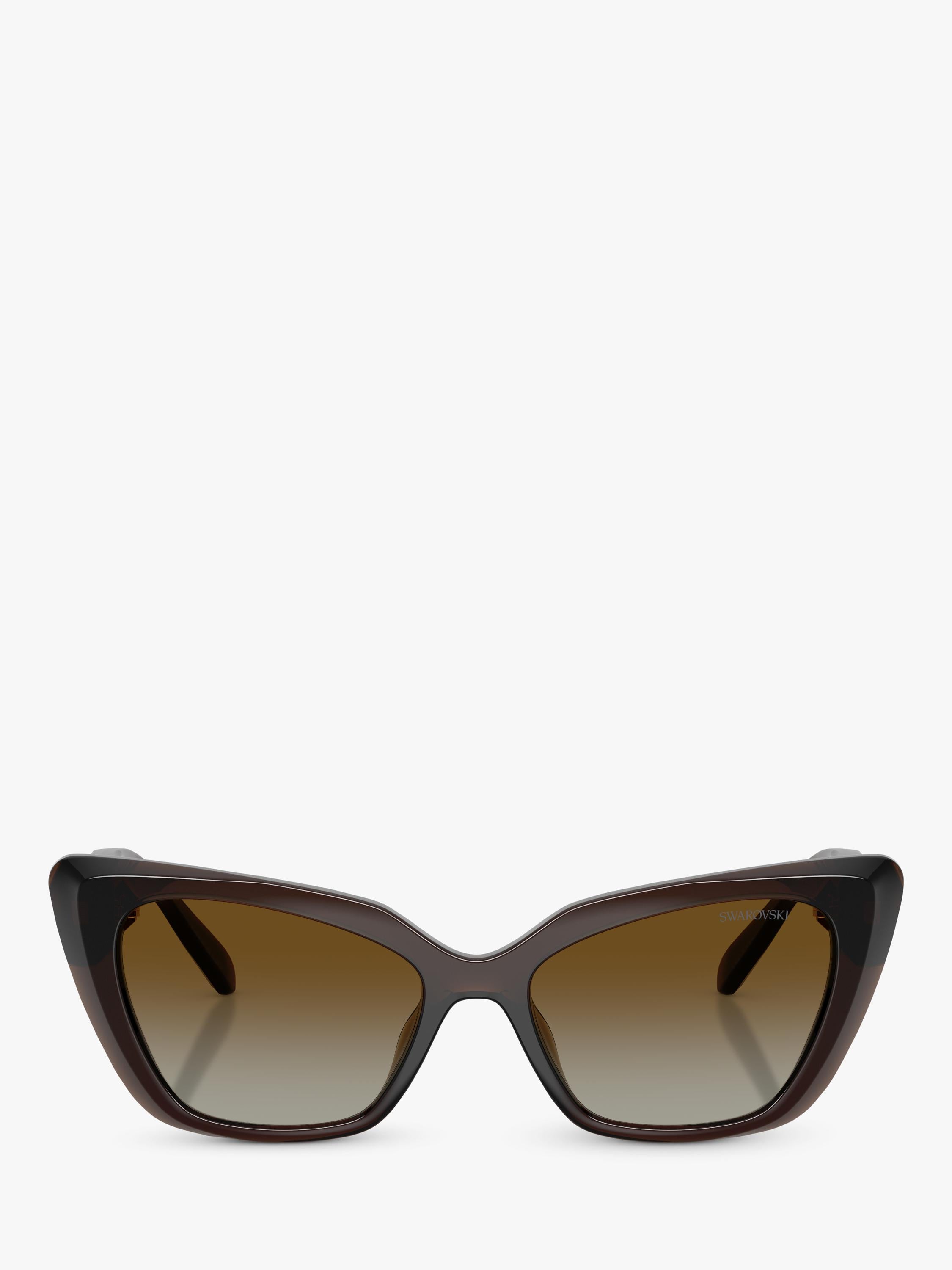 Swarovski cat eye sunglasses transparent brown, imported from the UK