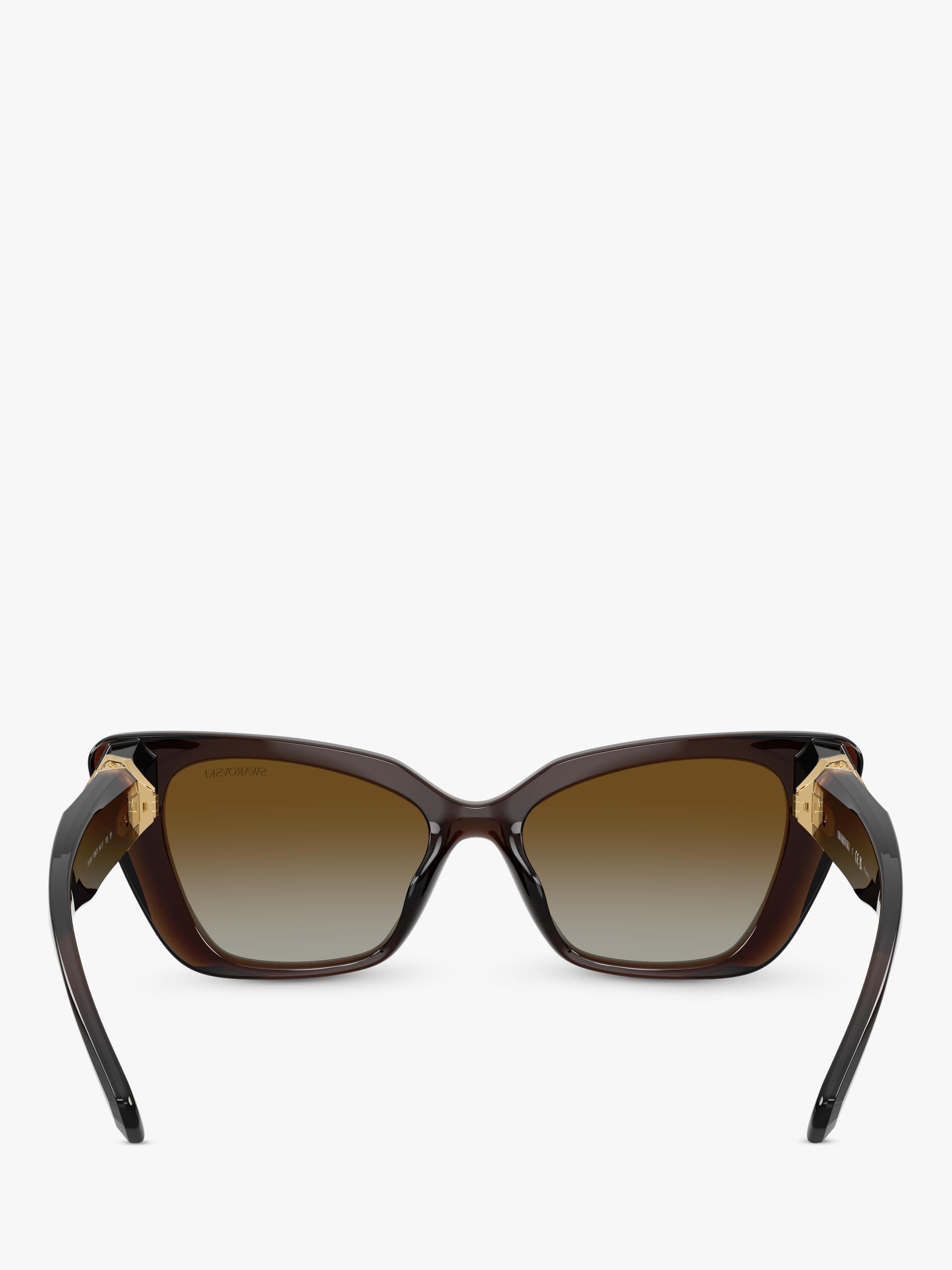 Swarovski cat eye sunglasses transparent brown, imported from the UK