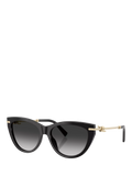 Tiffany & Co cat's eye sunglasses black gradient lenses - British product