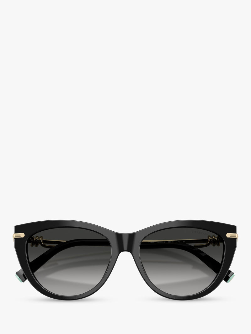 Tiffany & Co cat's eye sunglasses black gradient lenses - British product