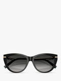 Tiffany & Co cat's eye sunglasses black gradient lenses - British product