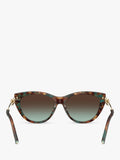 Tiffany & Co Cat's Eye sunglasses brown Havana blue - British product
