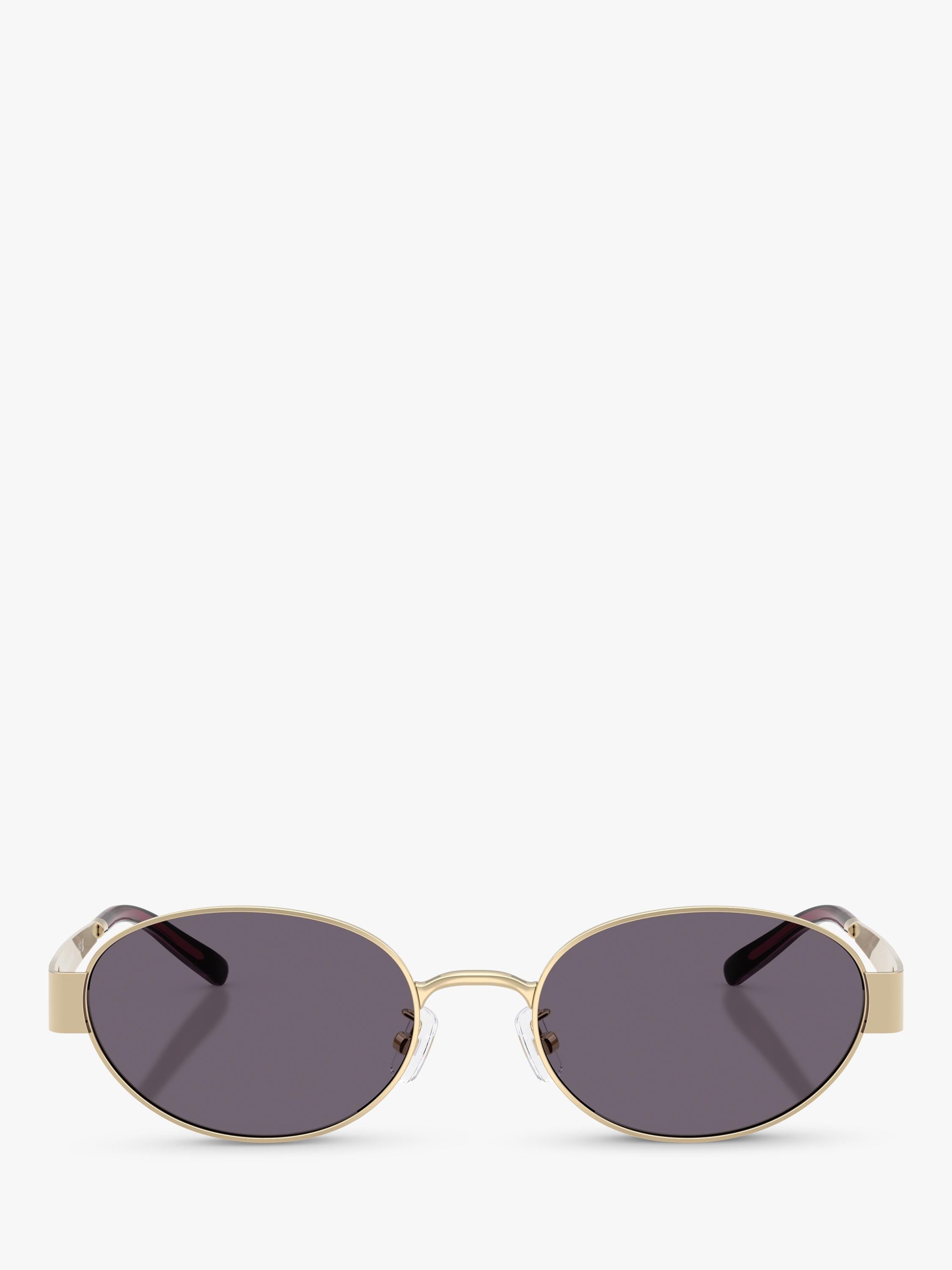 Tory Burch oval sunglasses light gold/violet 54mm, imported from the UK