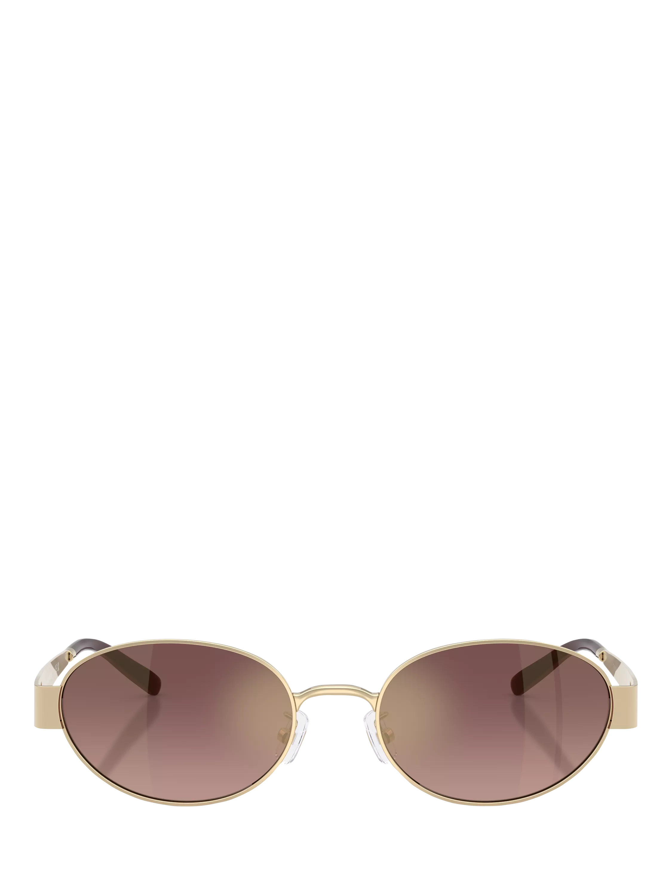 Tory Burch oval sunglasses light gold pink (British brand)
