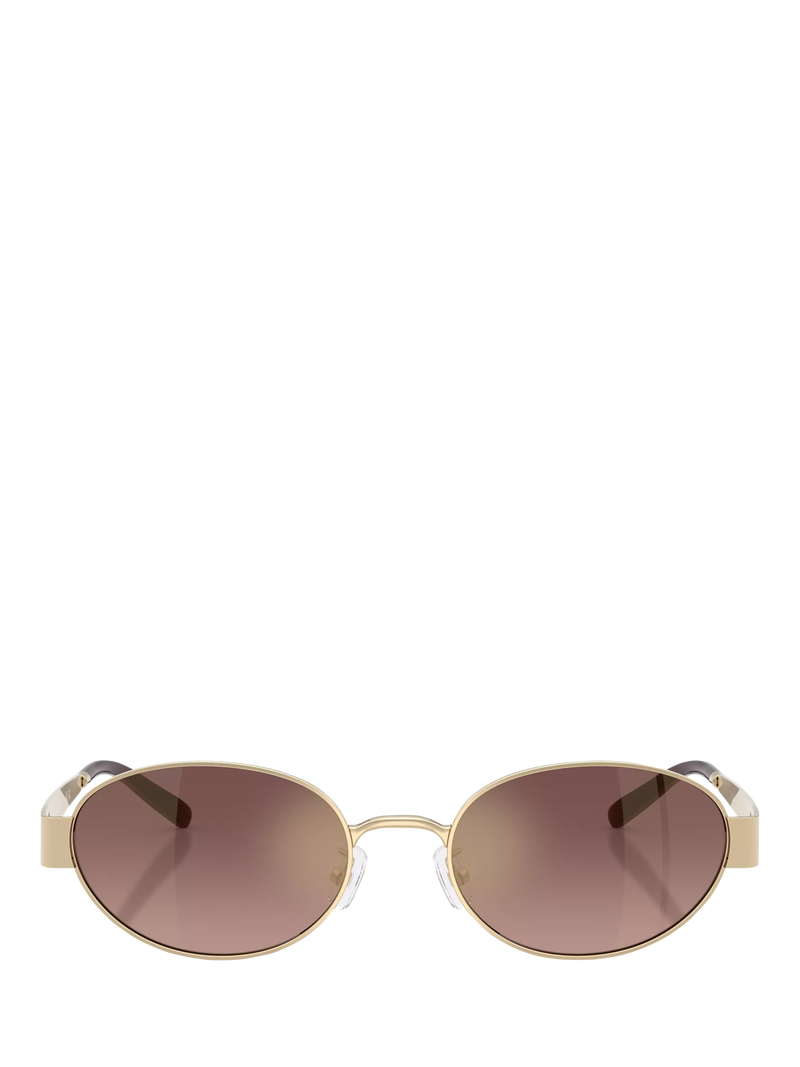 Tory Burch oval sunglasses light gold pink (British brand)