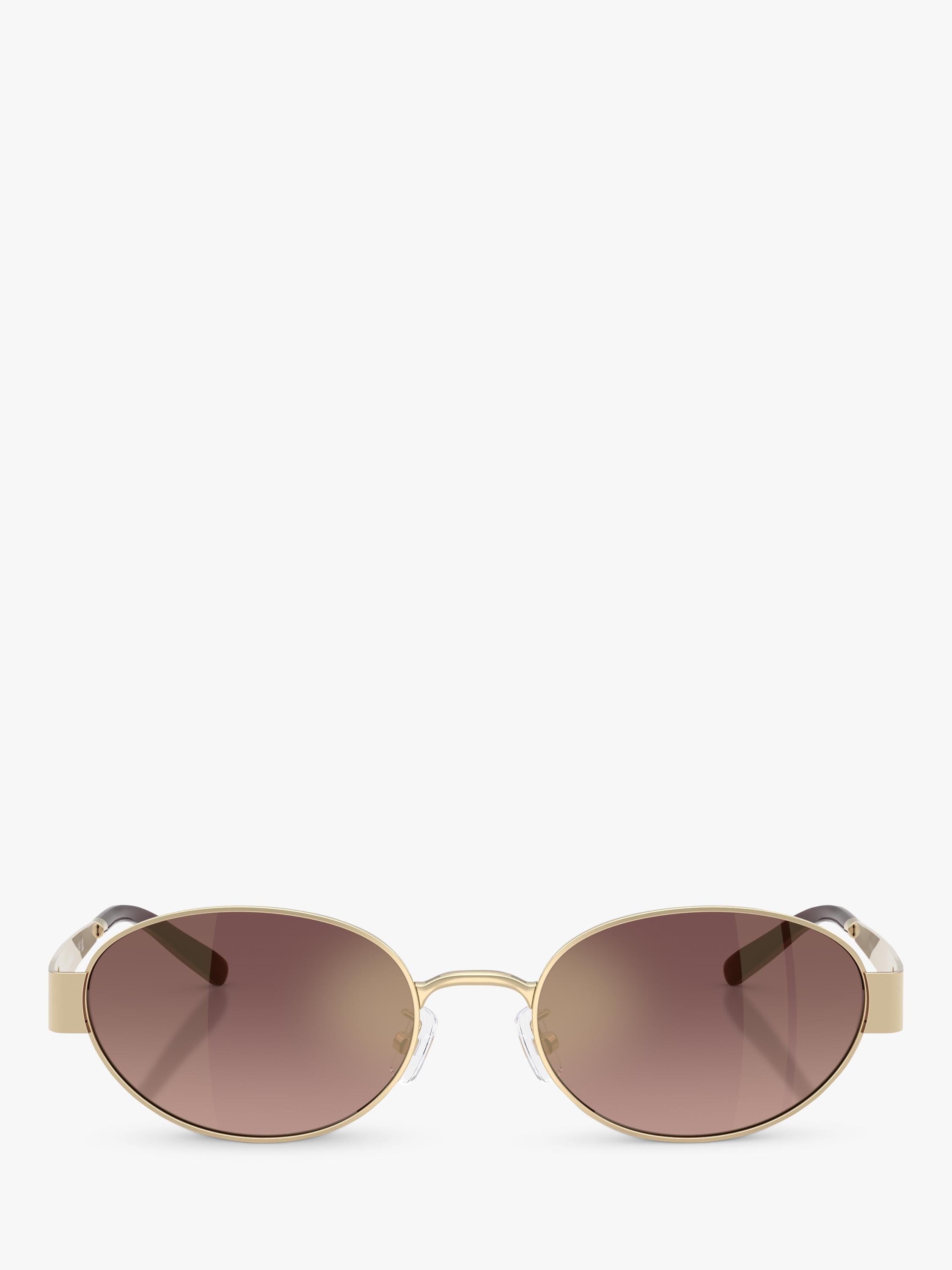 Tory Burch oval sunglasses light gold pink (British brand)