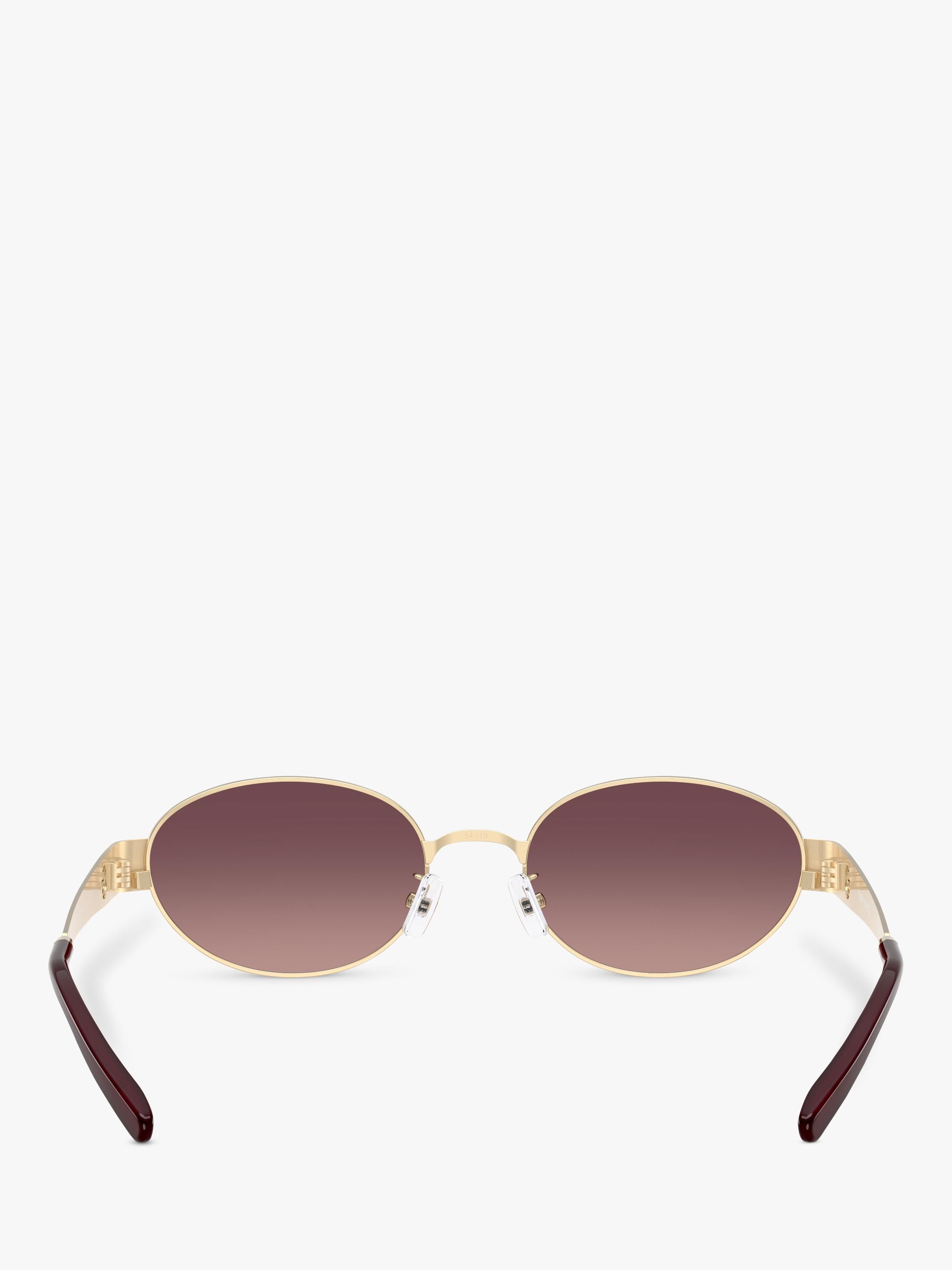 Tory Burch oval sunglasses light gold pink (British brand)