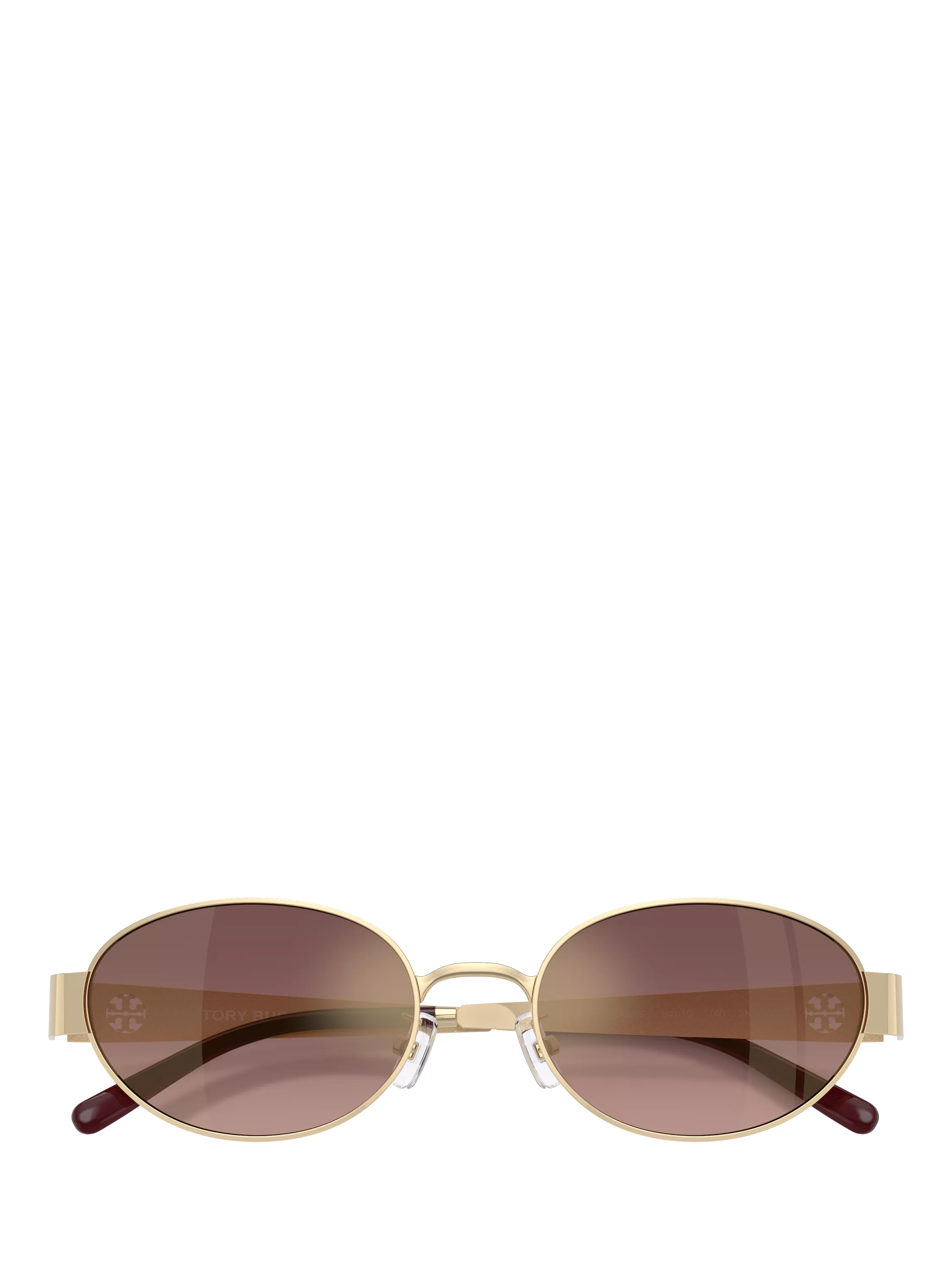 Tory Burch oval sunglasses light gold pink (British brand)