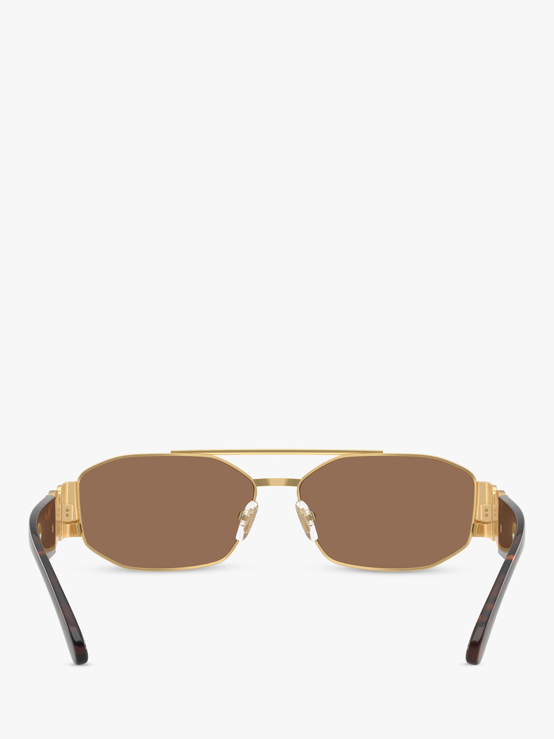 Versace irregular sunglasses gold brown, imported from the UK