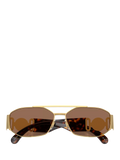Versace irregular sunglasses gold brown, imported from the UK