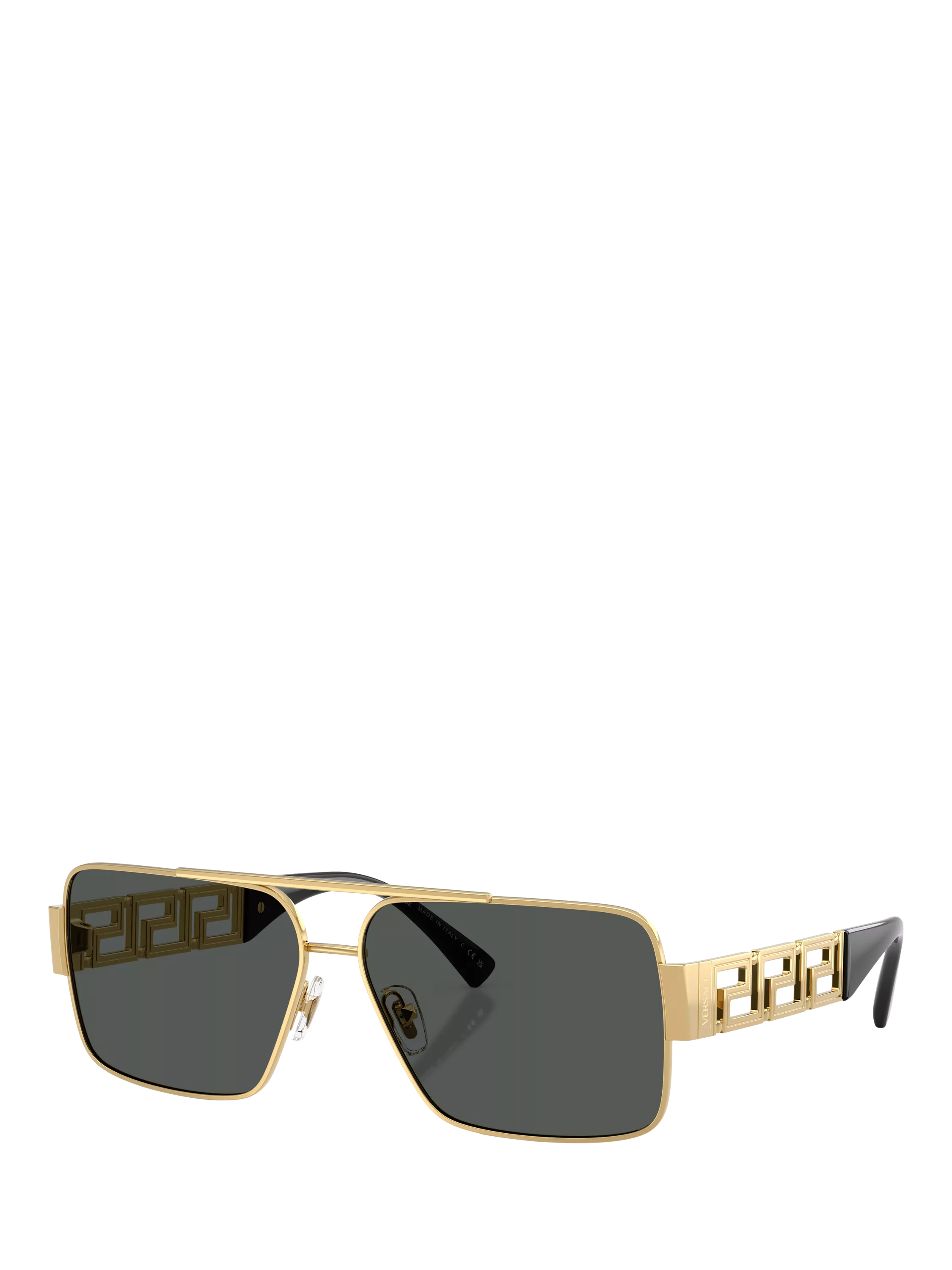 Versace rectangular sunglasses gold and grey, imported from the UK