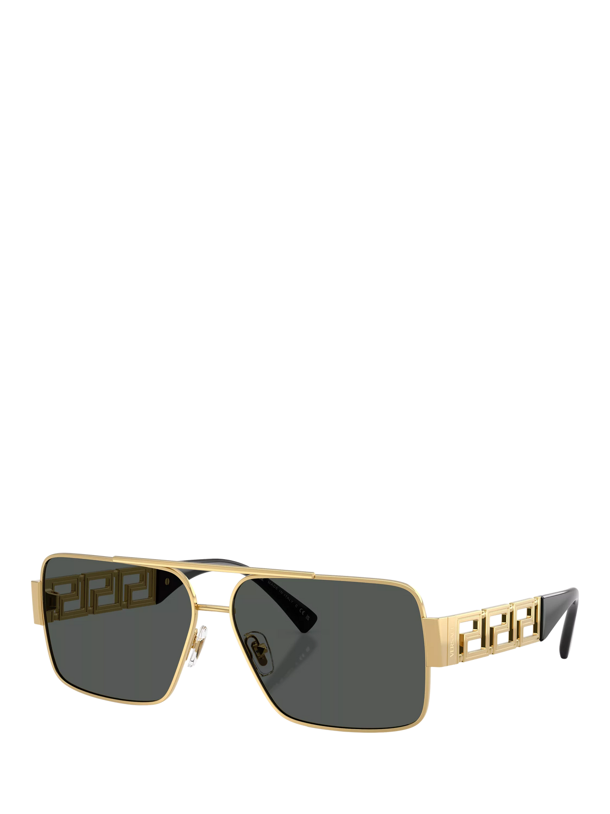 Versace rectangular sunglasses gold and grey, imported from the UK