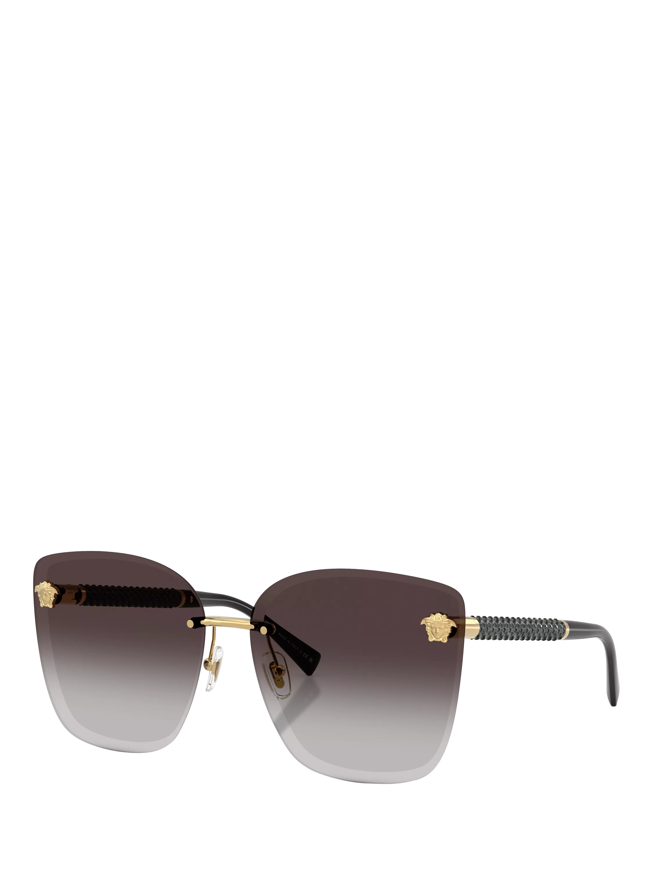 Versace cat's eye sunglasses gold/grey gradient (British brand)