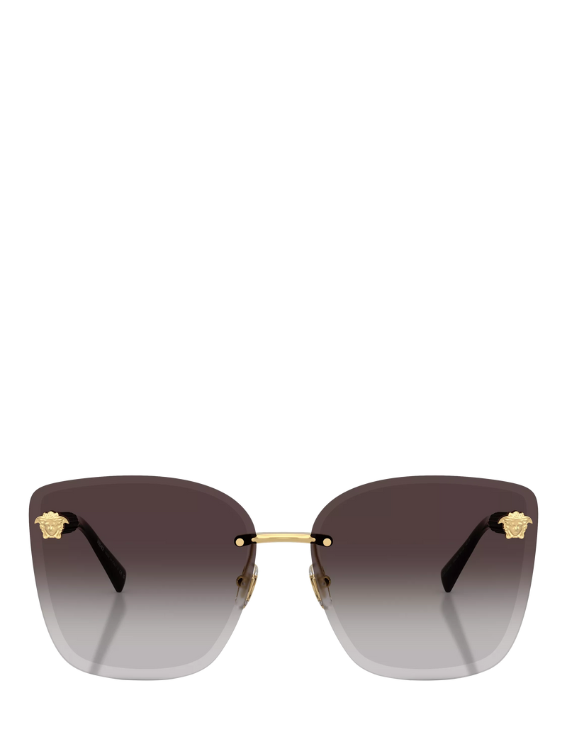 Versace cat's eye sunglasses gold/grey gradient (British brand)