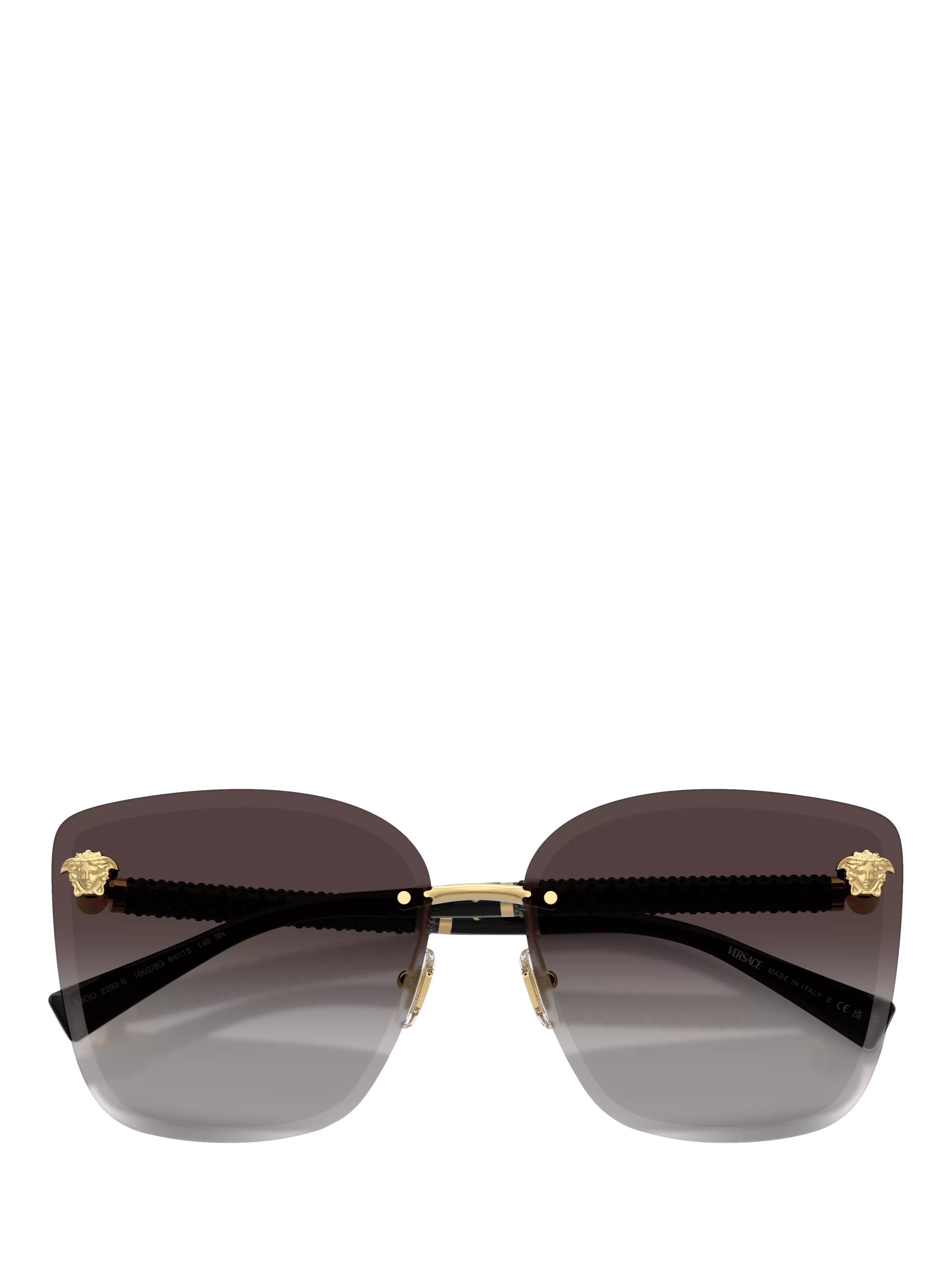 Versace cat's eye sunglasses gold/grey gradient (British brand)