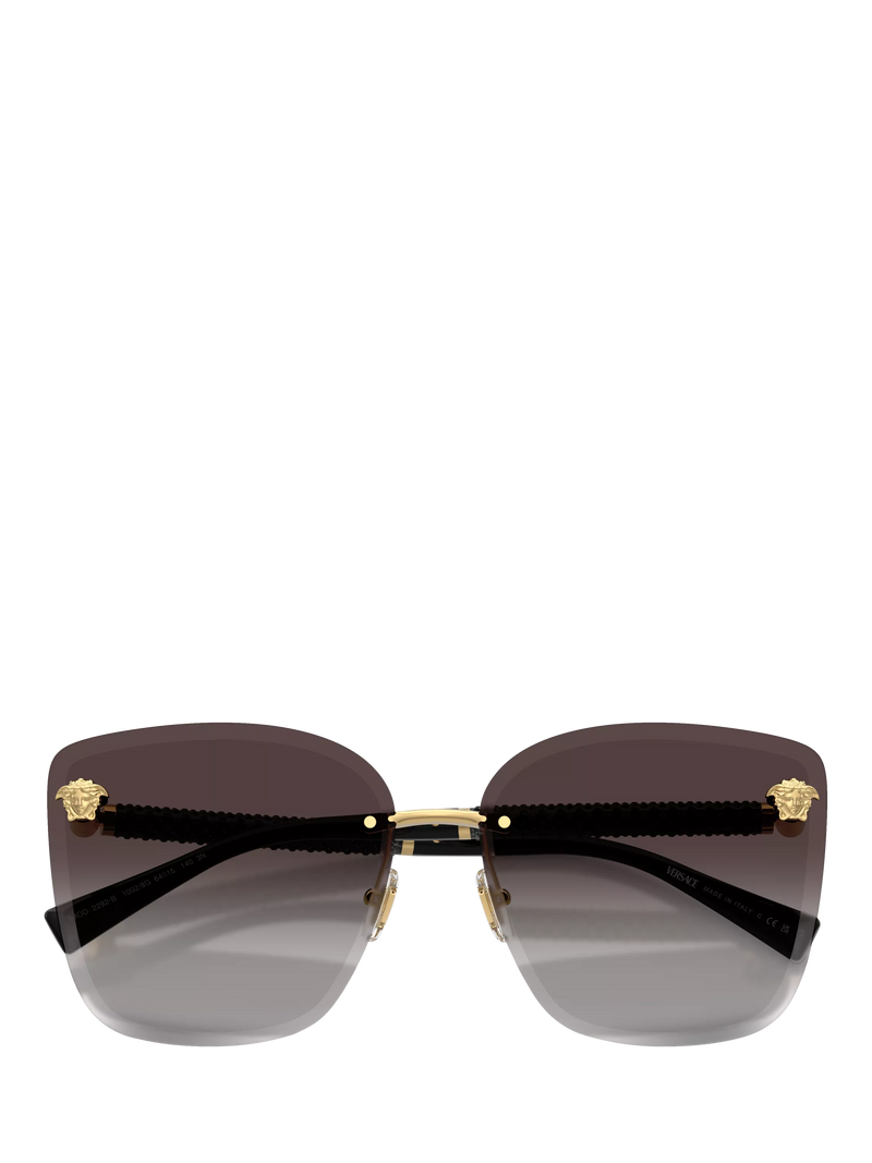 Versace cat's eye sunglasses gold/grey gradient (British brand)