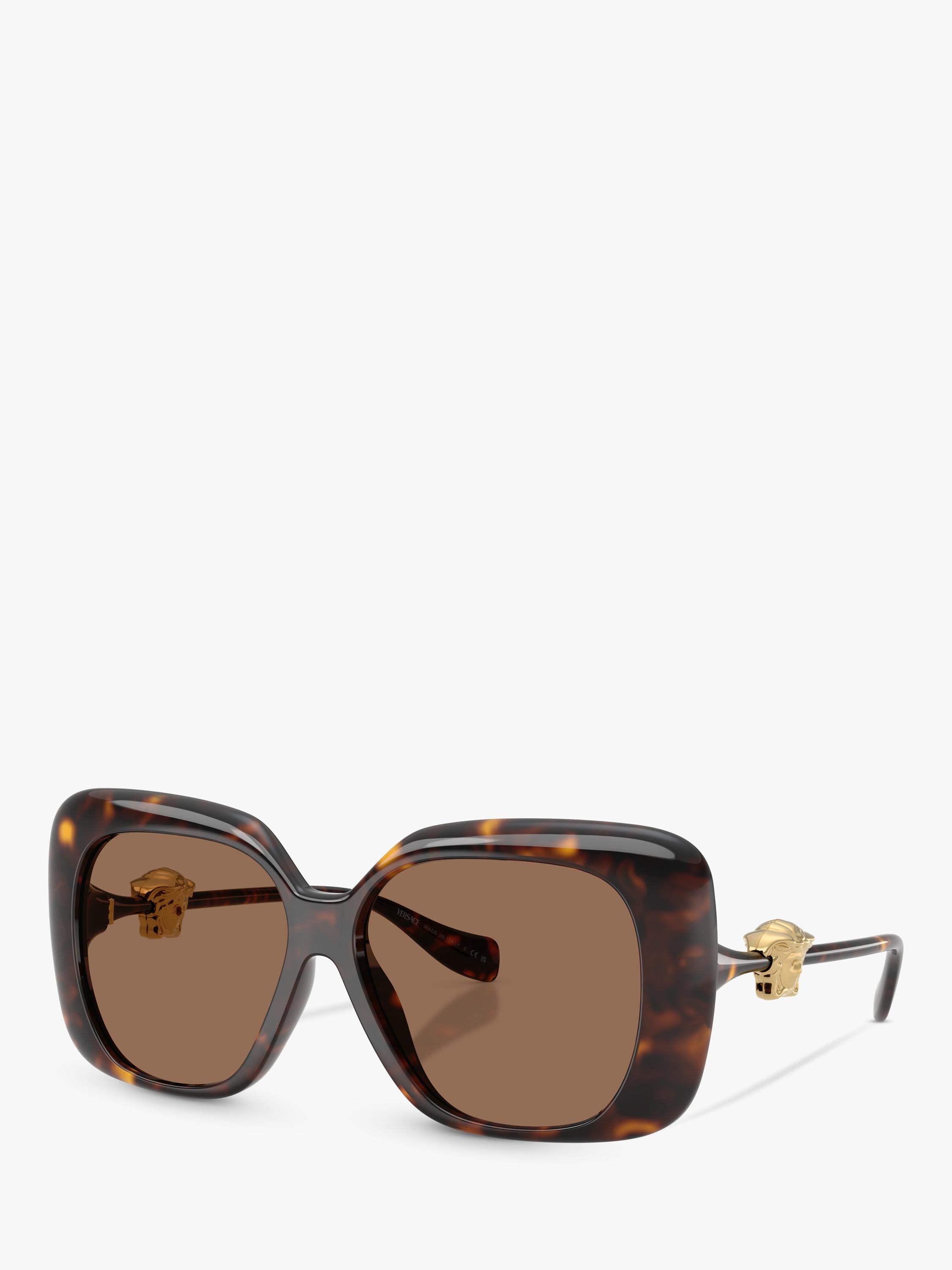 Versace square sunglasses black frame 57mm lens - British product