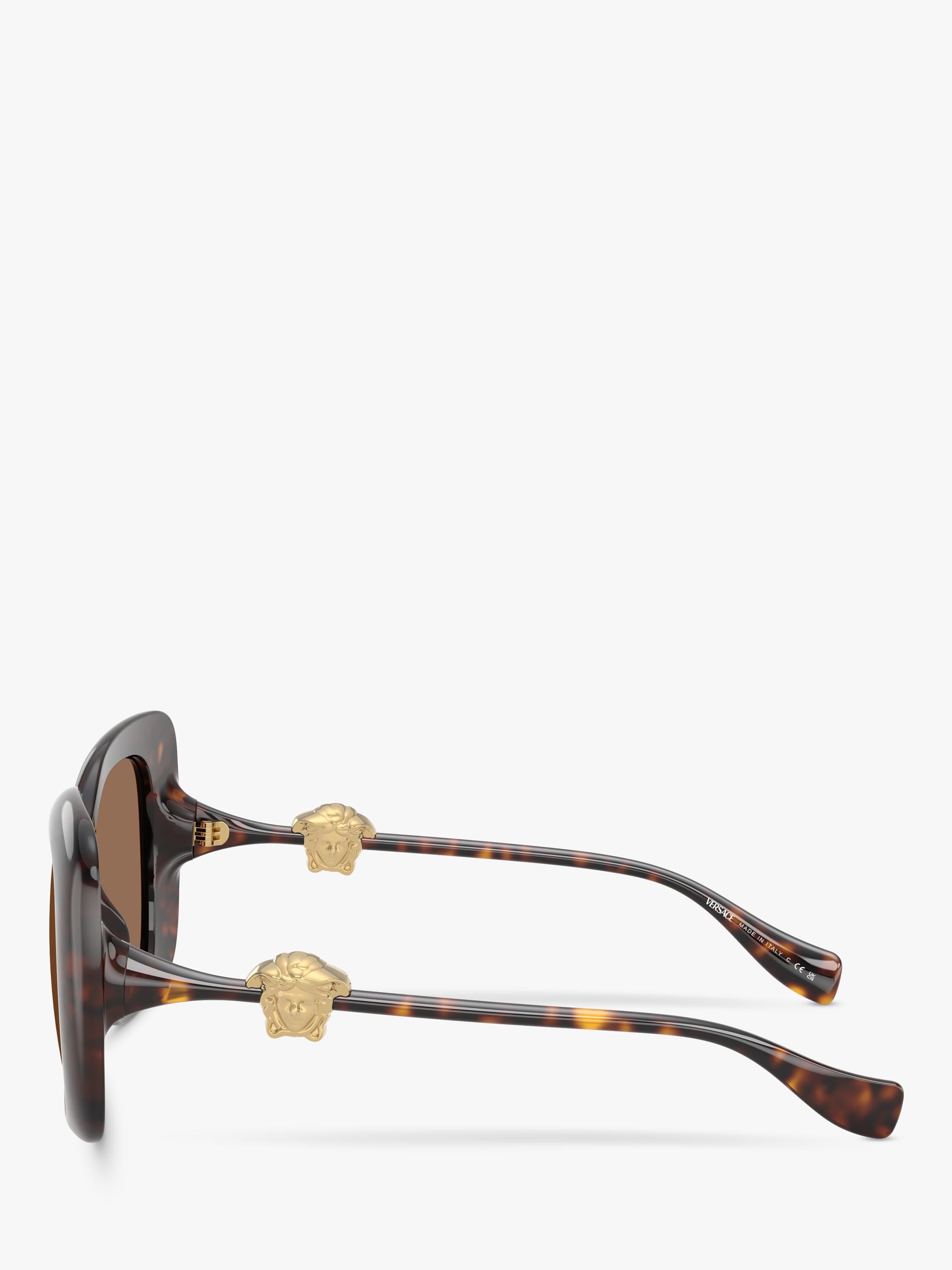 Versace square sunglasses black frame 57mm lens - British product