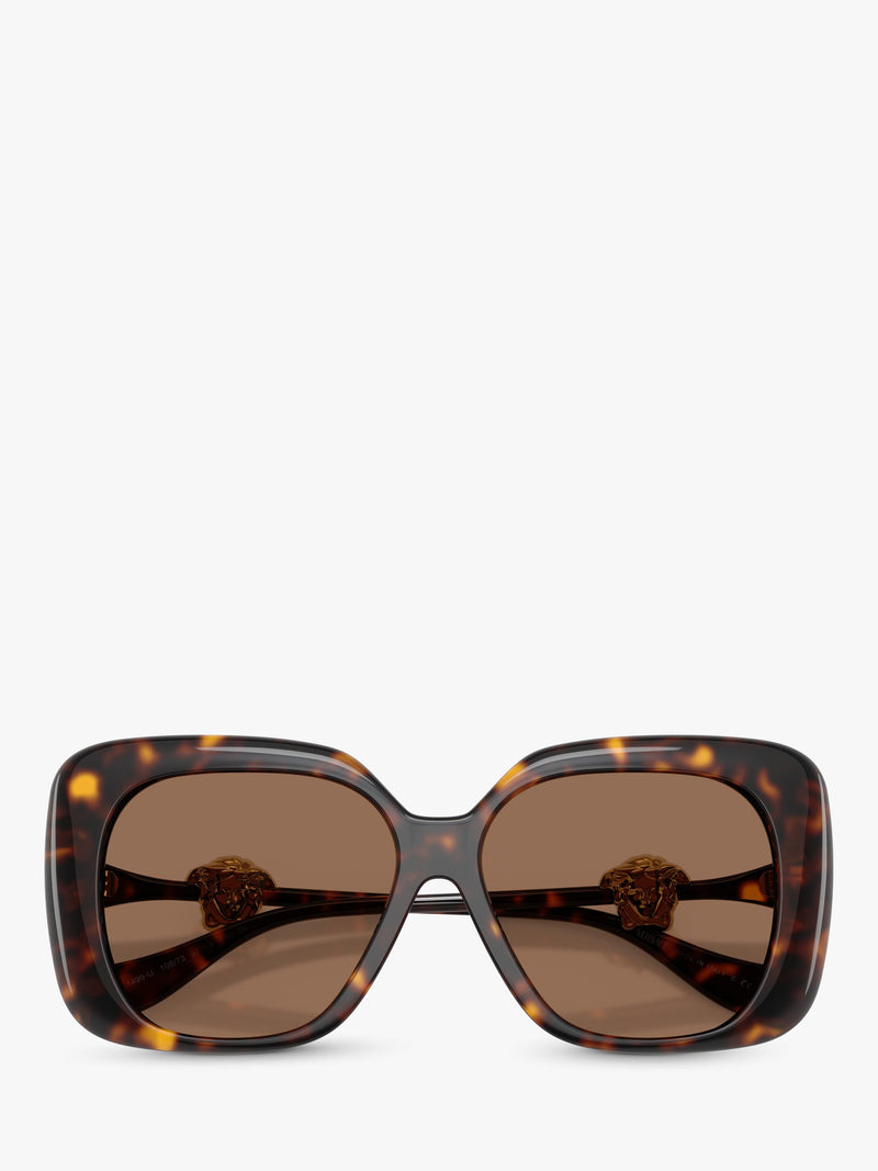 Versace square sunglasses black frame 57mm lens - British product