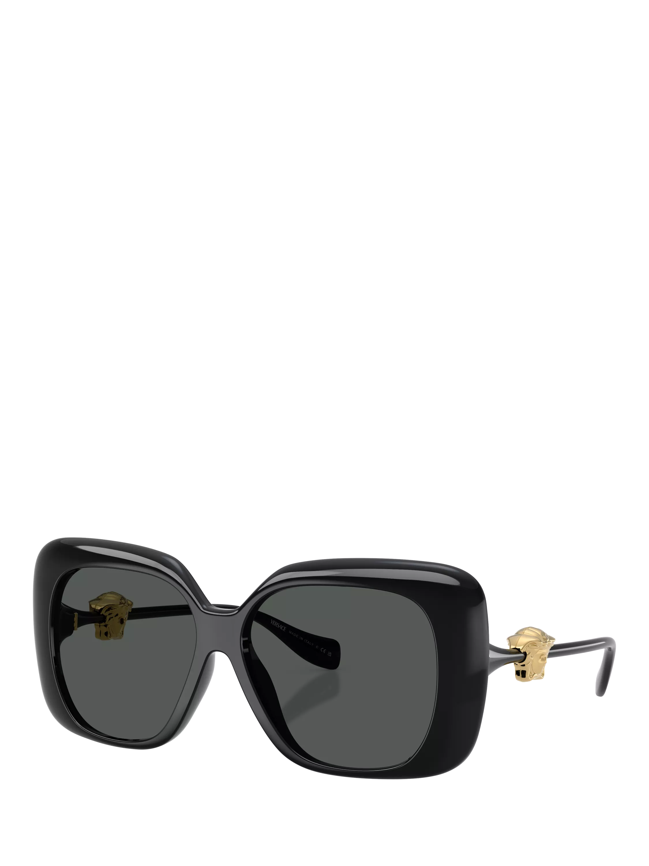 Versace square sunglasses black frame 57mm lens - British product