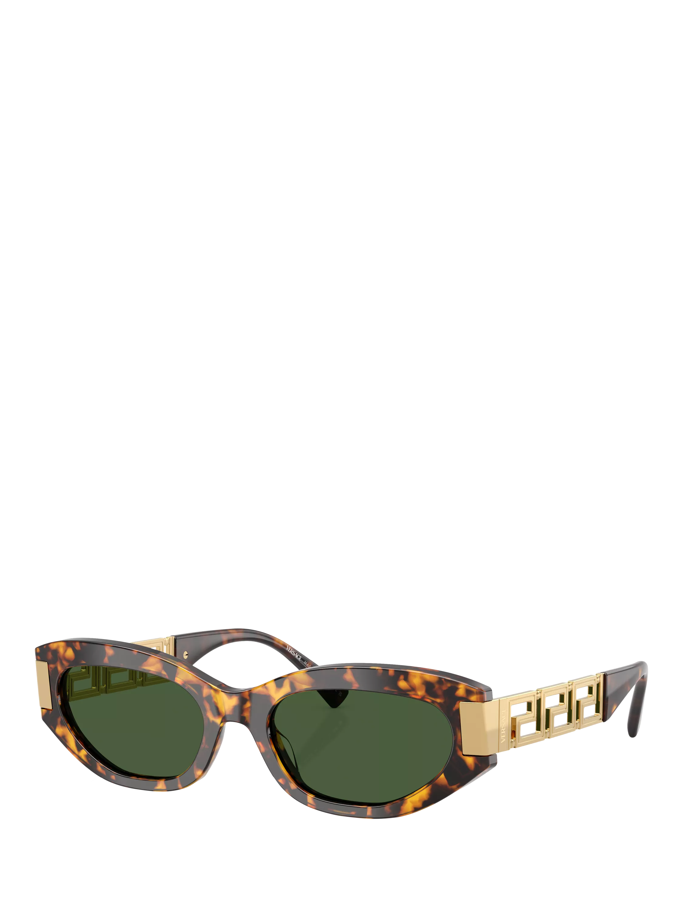 Versace cat eye sunglasses brown tortoise green, UK version