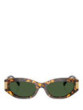 Versace cat eye sunglasses brown tortoise green, UK version