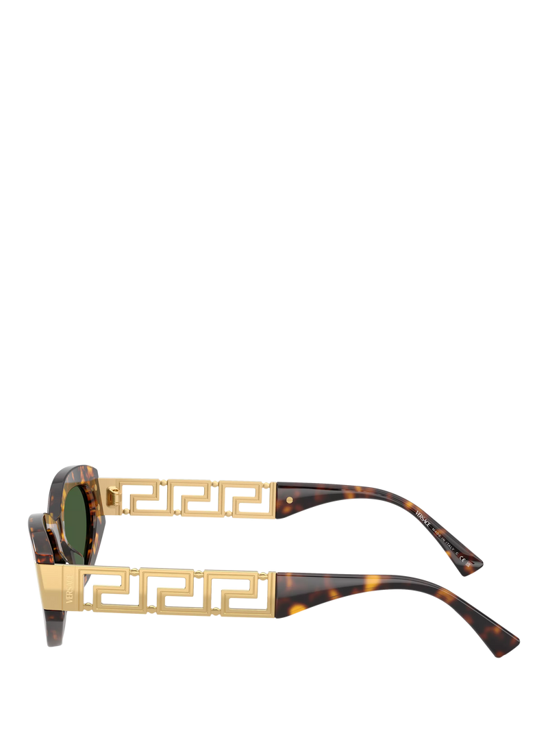 Versace cat eye sunglasses brown tortoise green, UK version