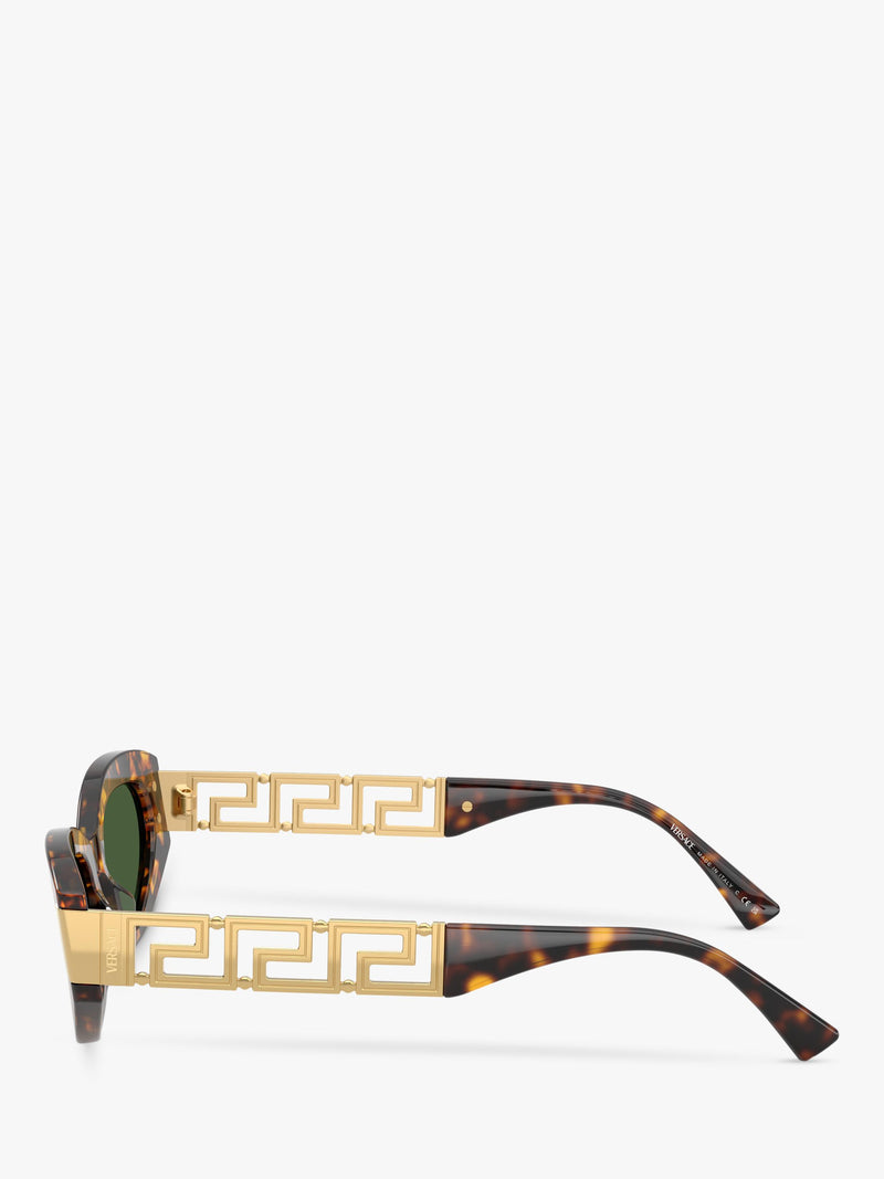 Versace cat eye sunglasses brown tortoise green, UK version