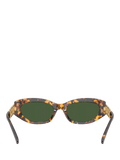 Versace cat eye sunglasses brown tortoise green, UK version