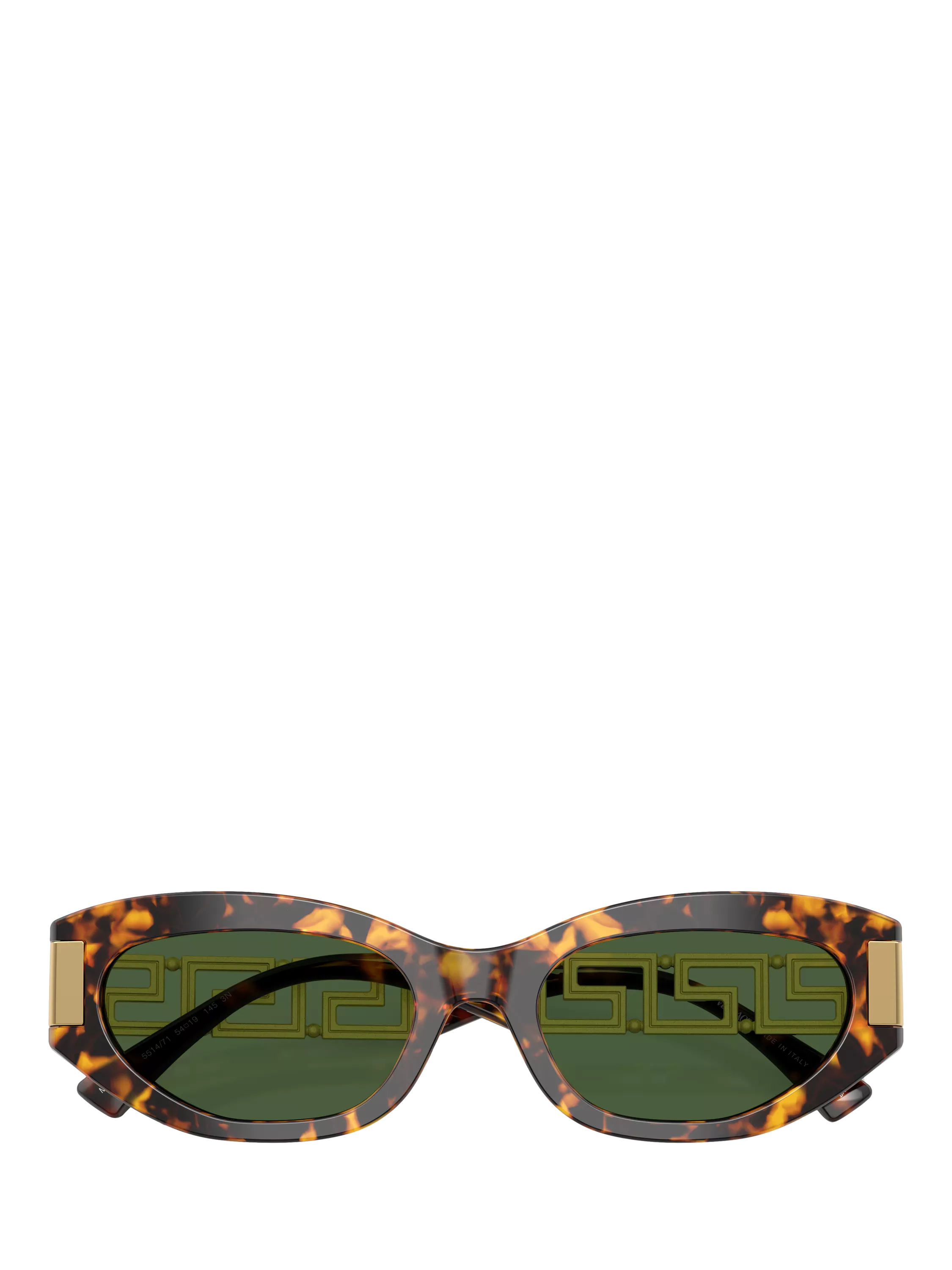 Versace cat eye sunglasses brown tortoise green, UK version