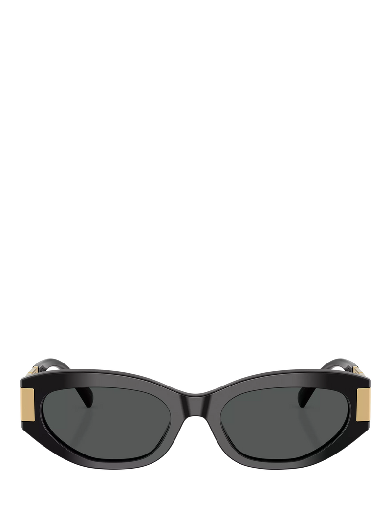 Versace cat's eye sunglasses black frame grey lenses 54mm, UK version
