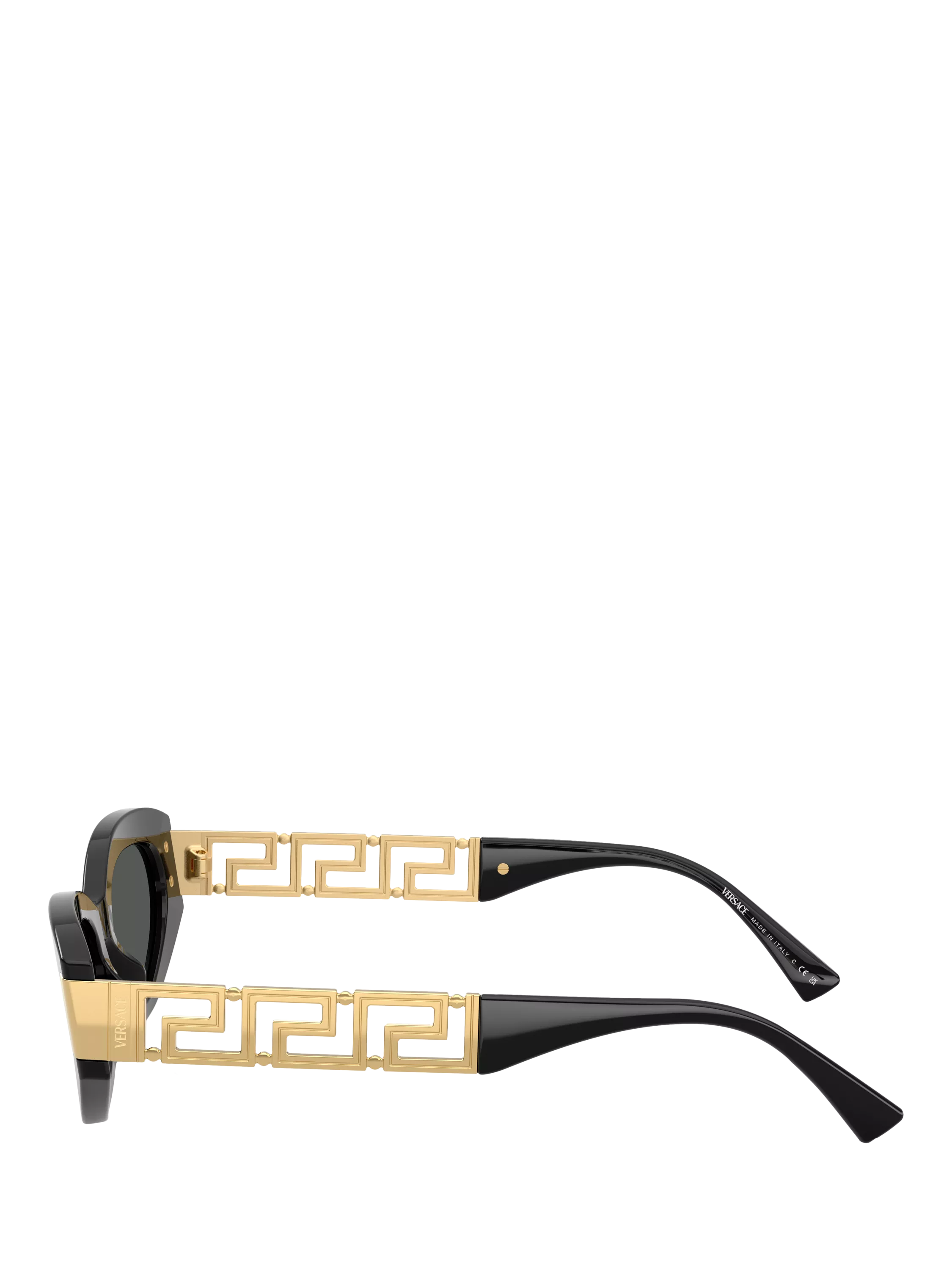 Versace cat's eye sunglasses black frame grey lenses 54mm, UK version
