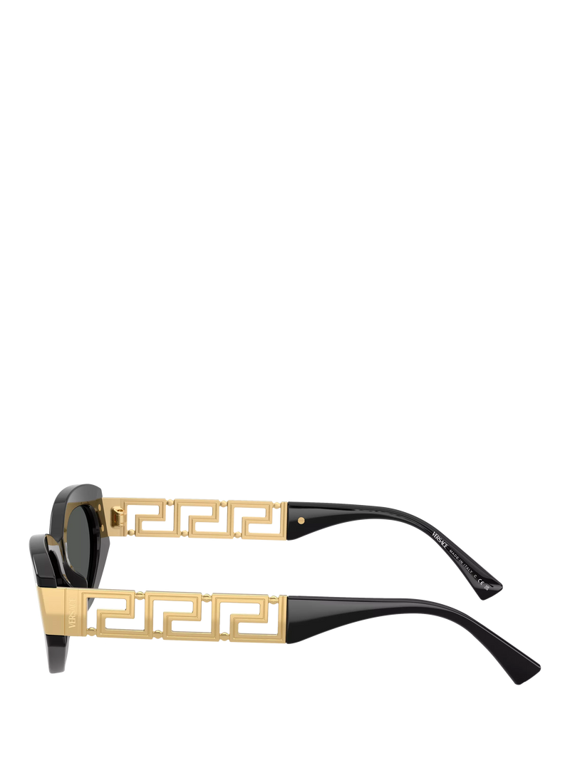 Versace cat's eye sunglasses black frame grey lenses 54mm, UK version