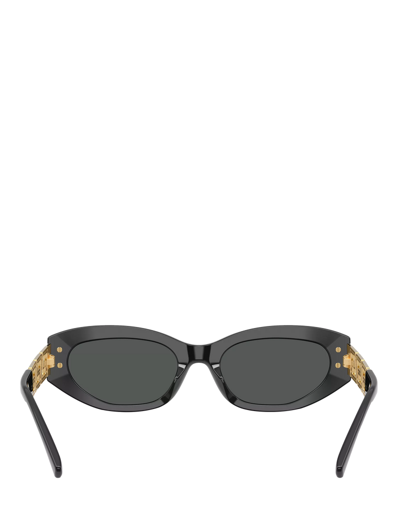 Versace cat's eye sunglasses black frame grey lenses 54mm, UK version