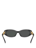 Versace cat's eye sunglasses black frame grey lenses 54mm, UK version