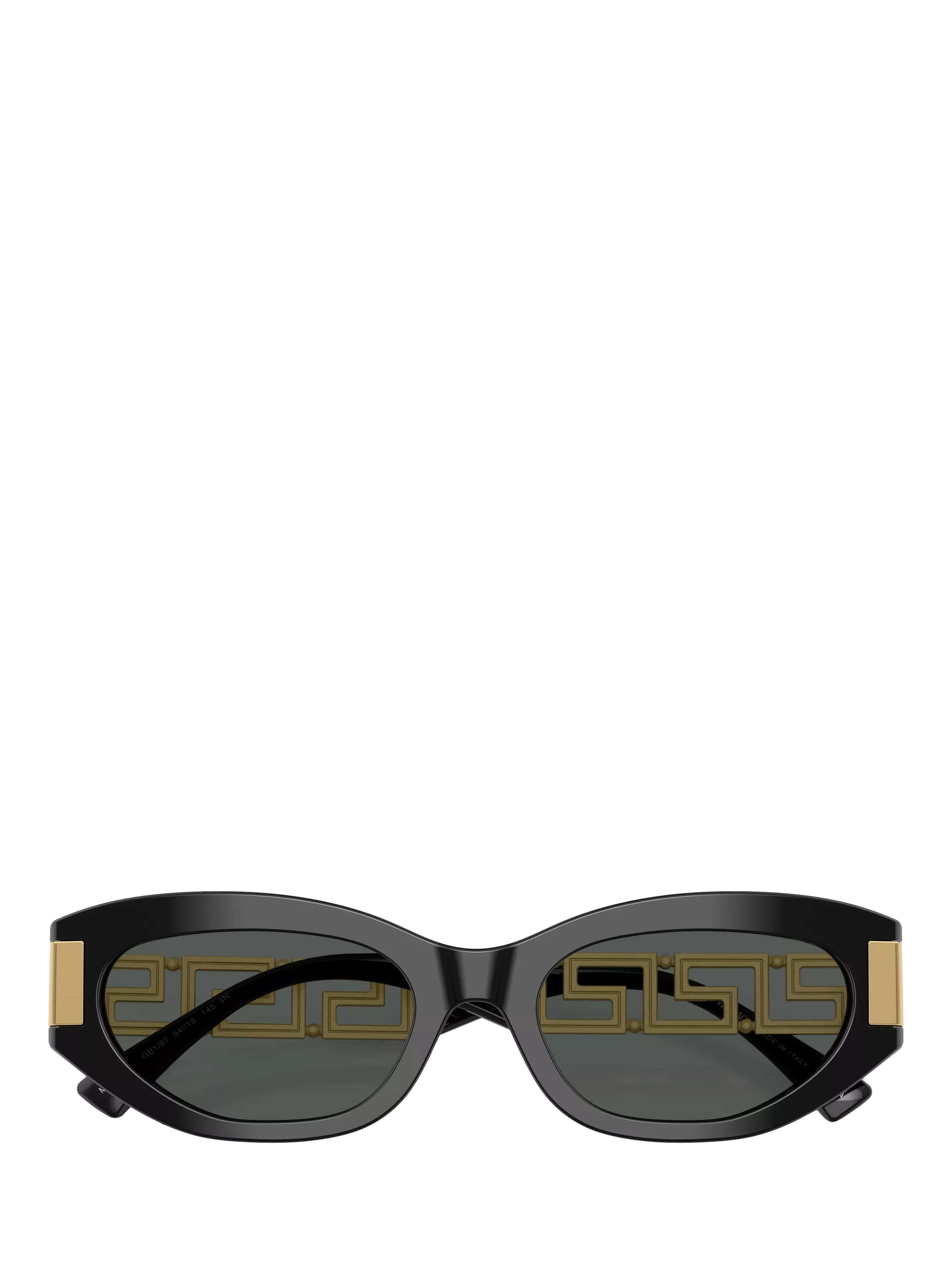 Versace cat's eye sunglasses black frame grey lenses 54mm, UK version