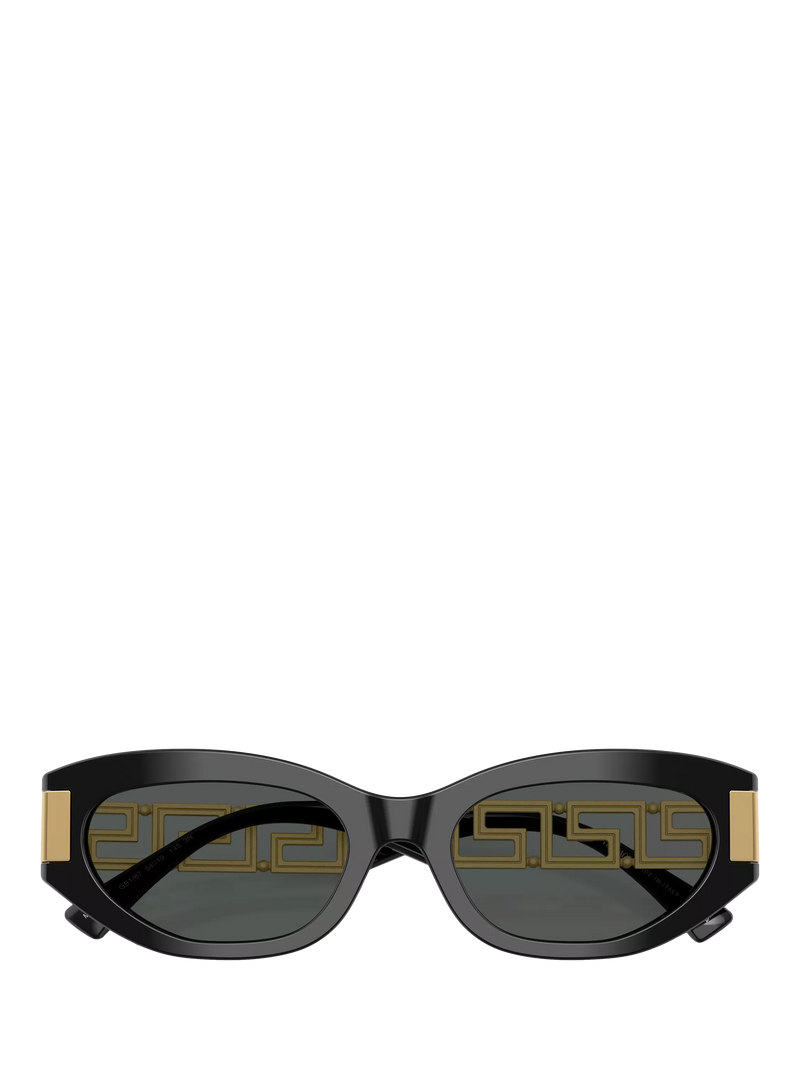 Versace cat's eye sunglasses black frame grey lenses 54mm, UK version
