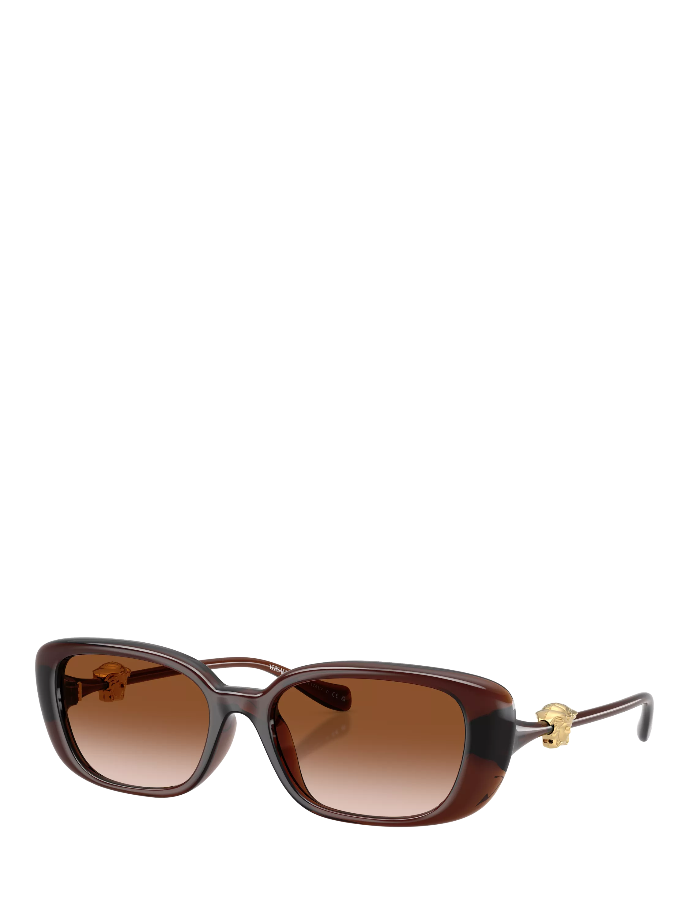 Versace women's pillow sunglasses brown gradient lenses, UK version